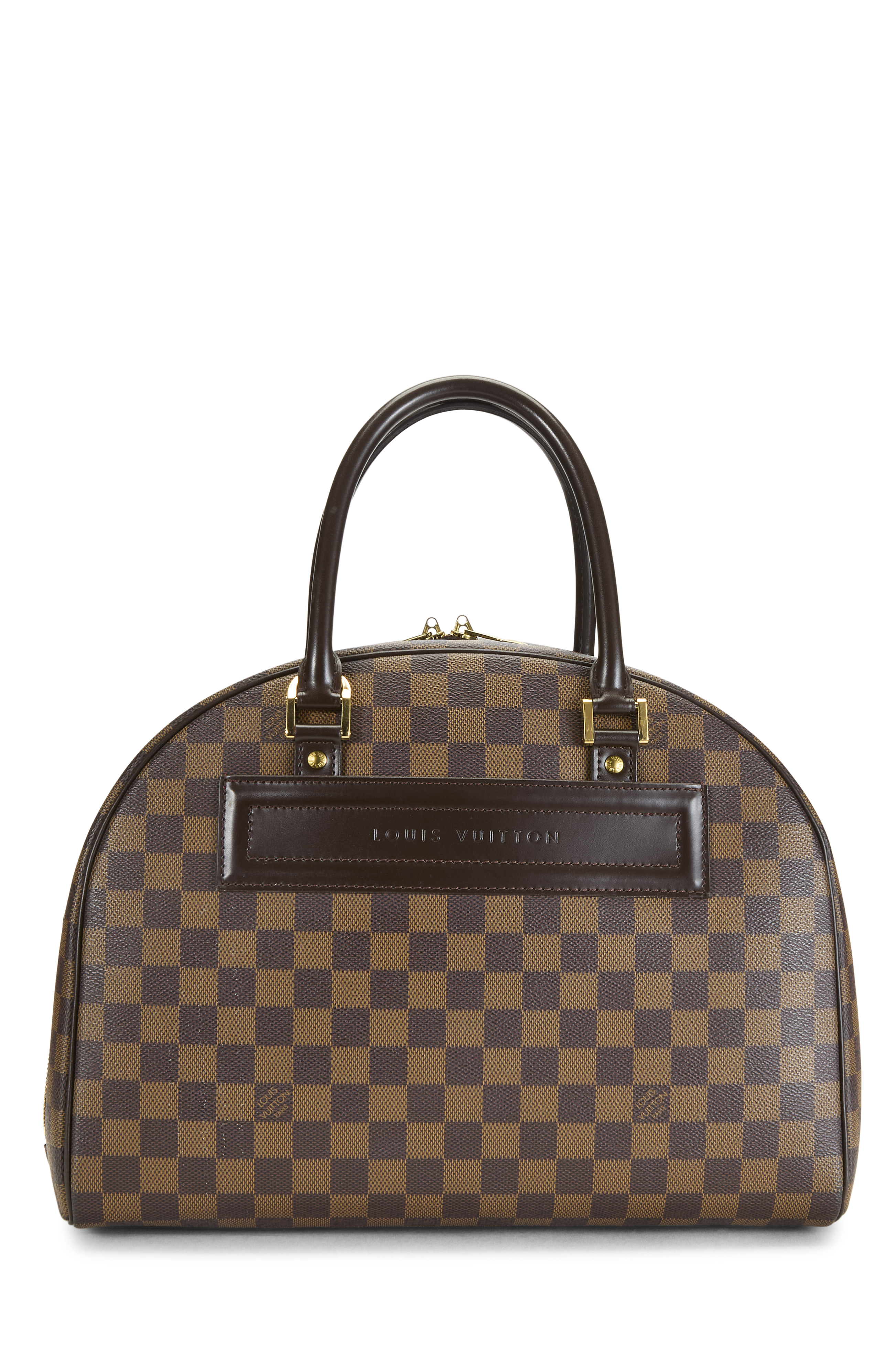 Women's Louis Vuitton Damier Ebene Nolita in Brown