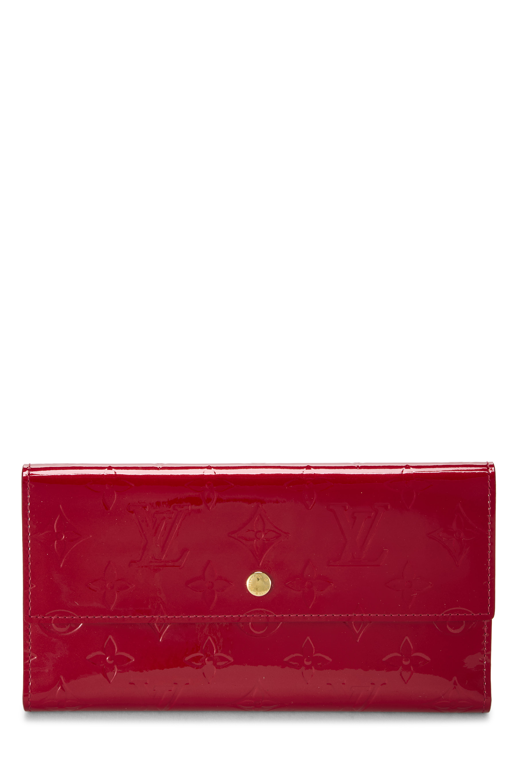 Women's Louis Vuitton Red Monogram Vernis International in Red