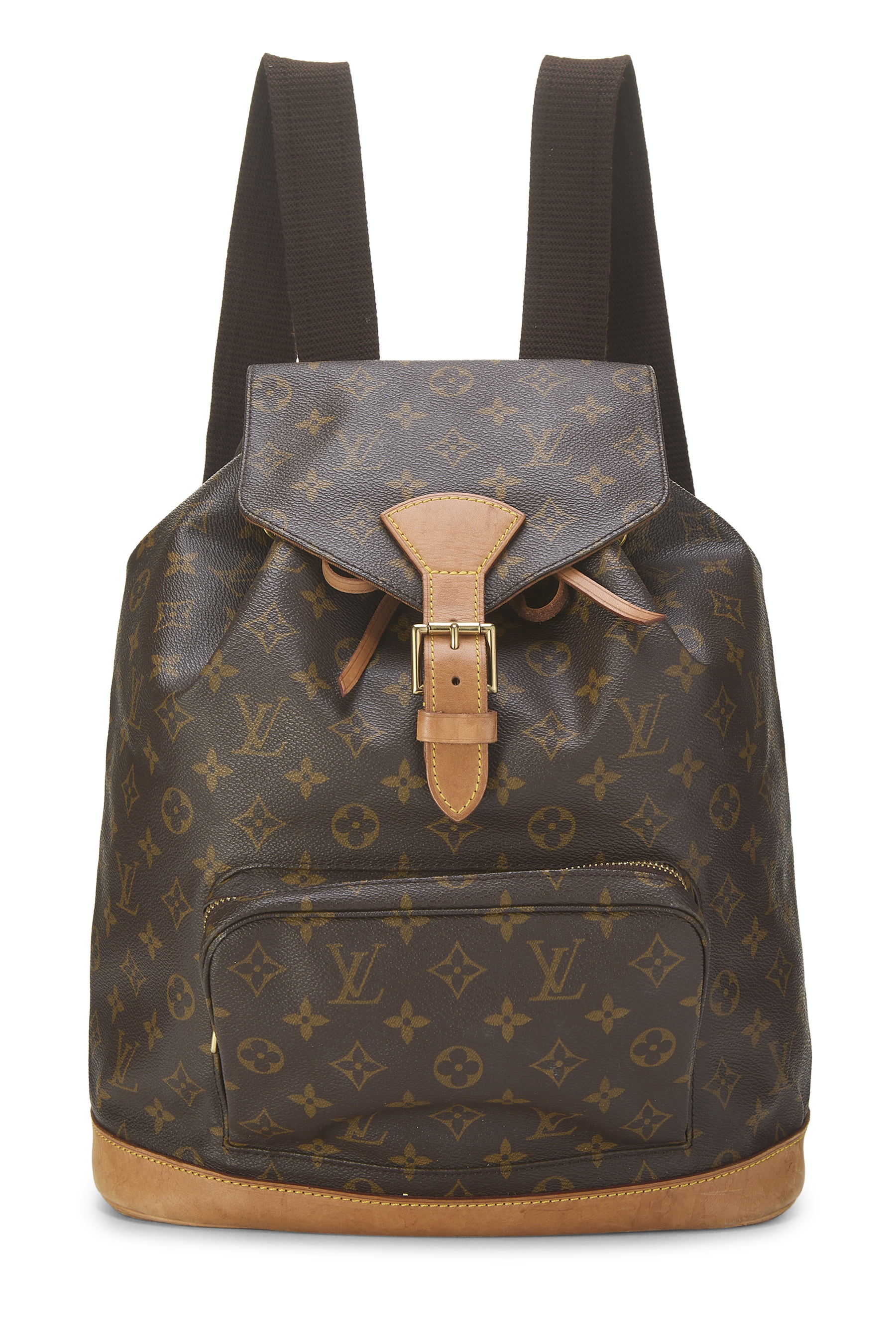 Women's Louis Vuitton Monogram Canvas Montsouris GM in Brown GM