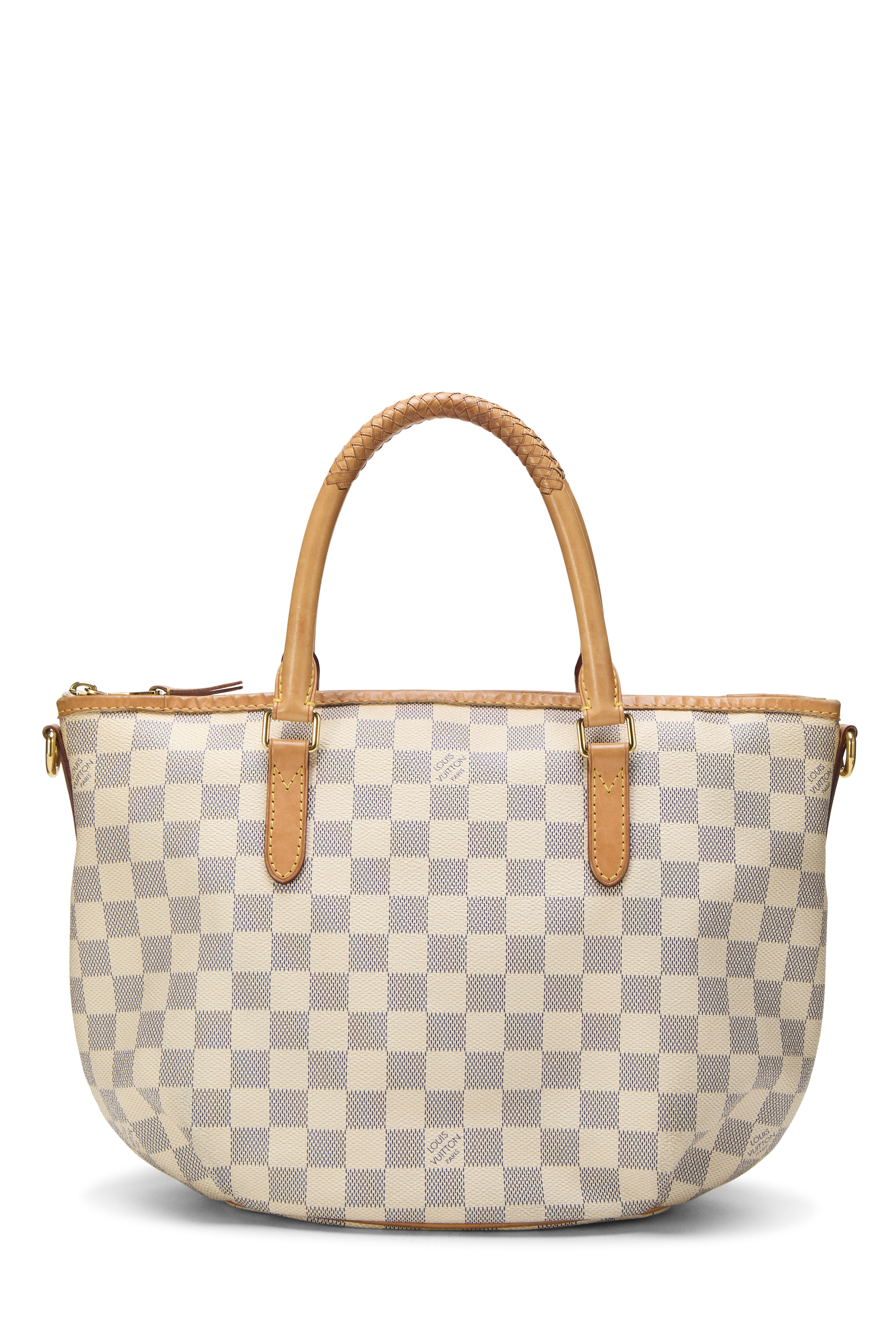 Women's Louis Vuitton Damier Azur Riviera PM in White PM