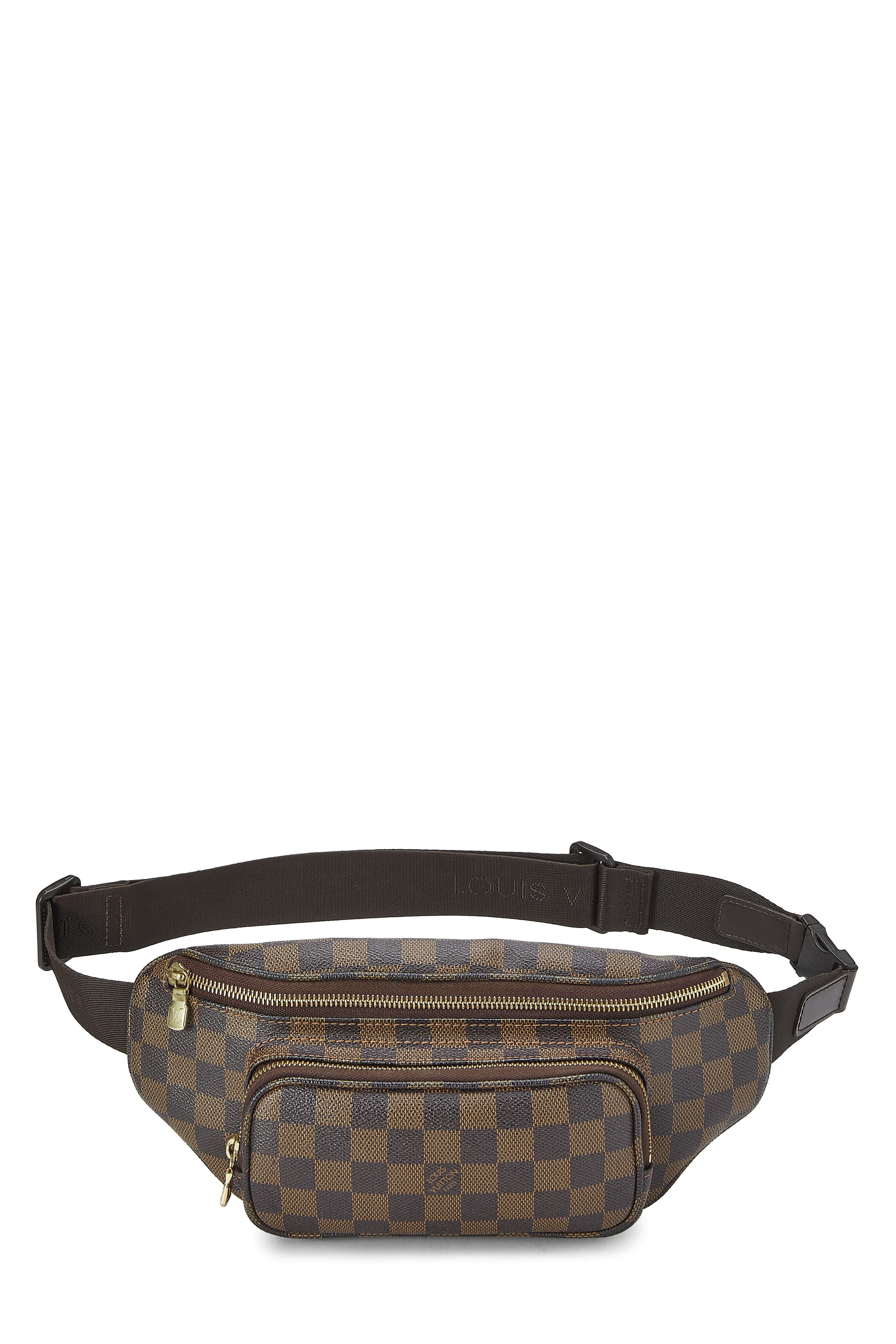 Women's Canvas Louis Vuitton Damier Ebene Bumbag Melville in Brown