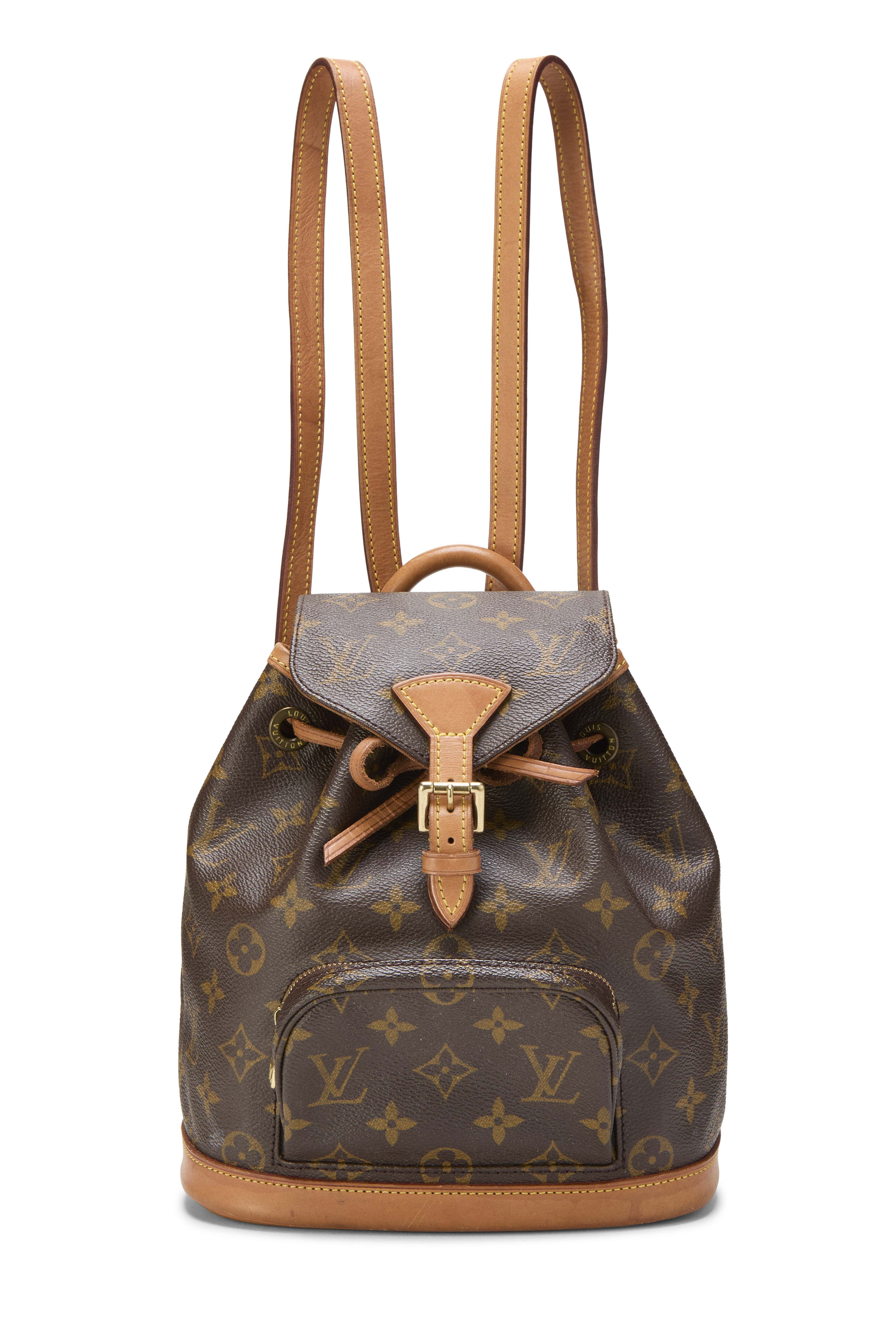 Women's Louis Vuitton Monogram Canvas Montsouris PM in Brown PM