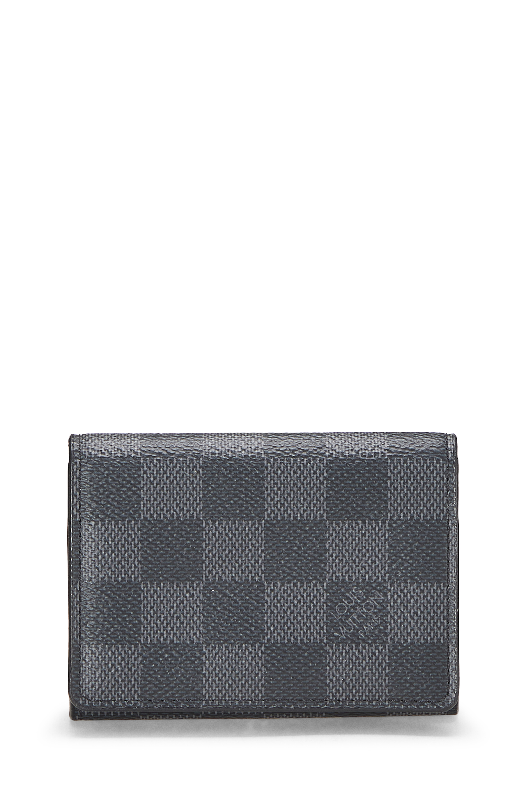 Women's Louis Vuitton Black Damier Graphite Cartes de Visite in Black