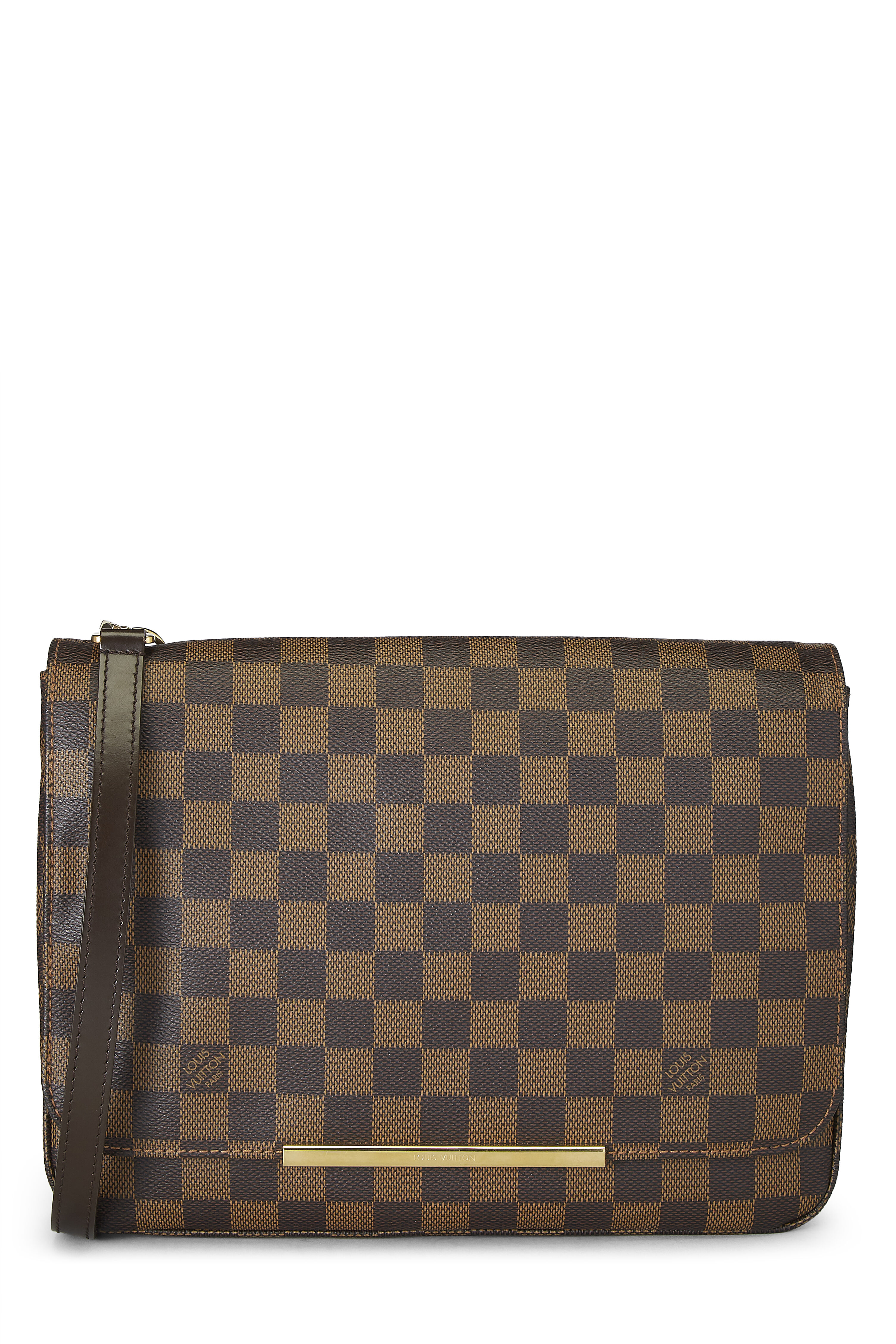 Women's Louis Vuitton Damier Ebene Hoxton GM in Brown GM