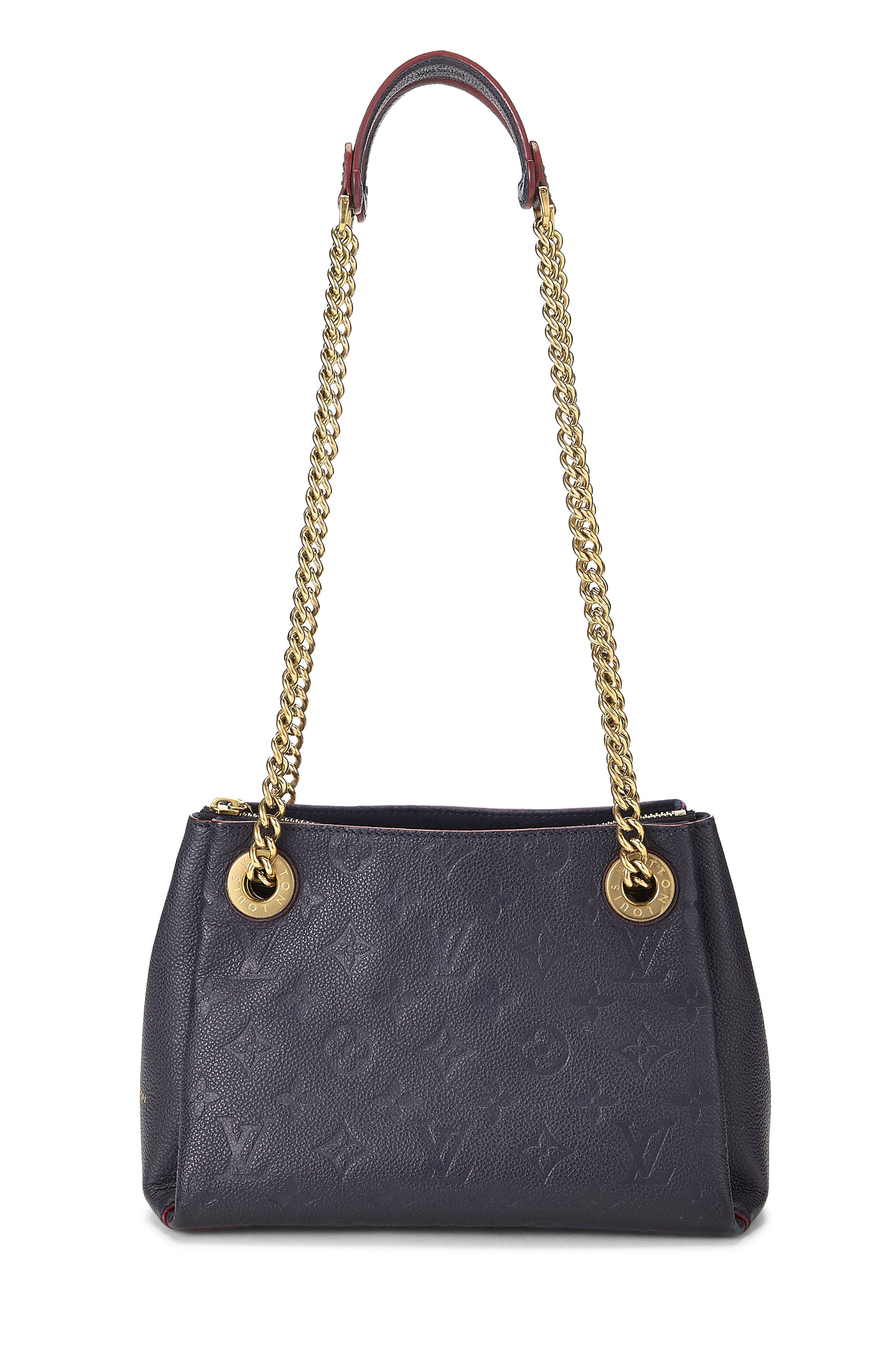 Women's Louis Vuitton Bleu Infini Monogram Empreinte Surene BB in Navy BB