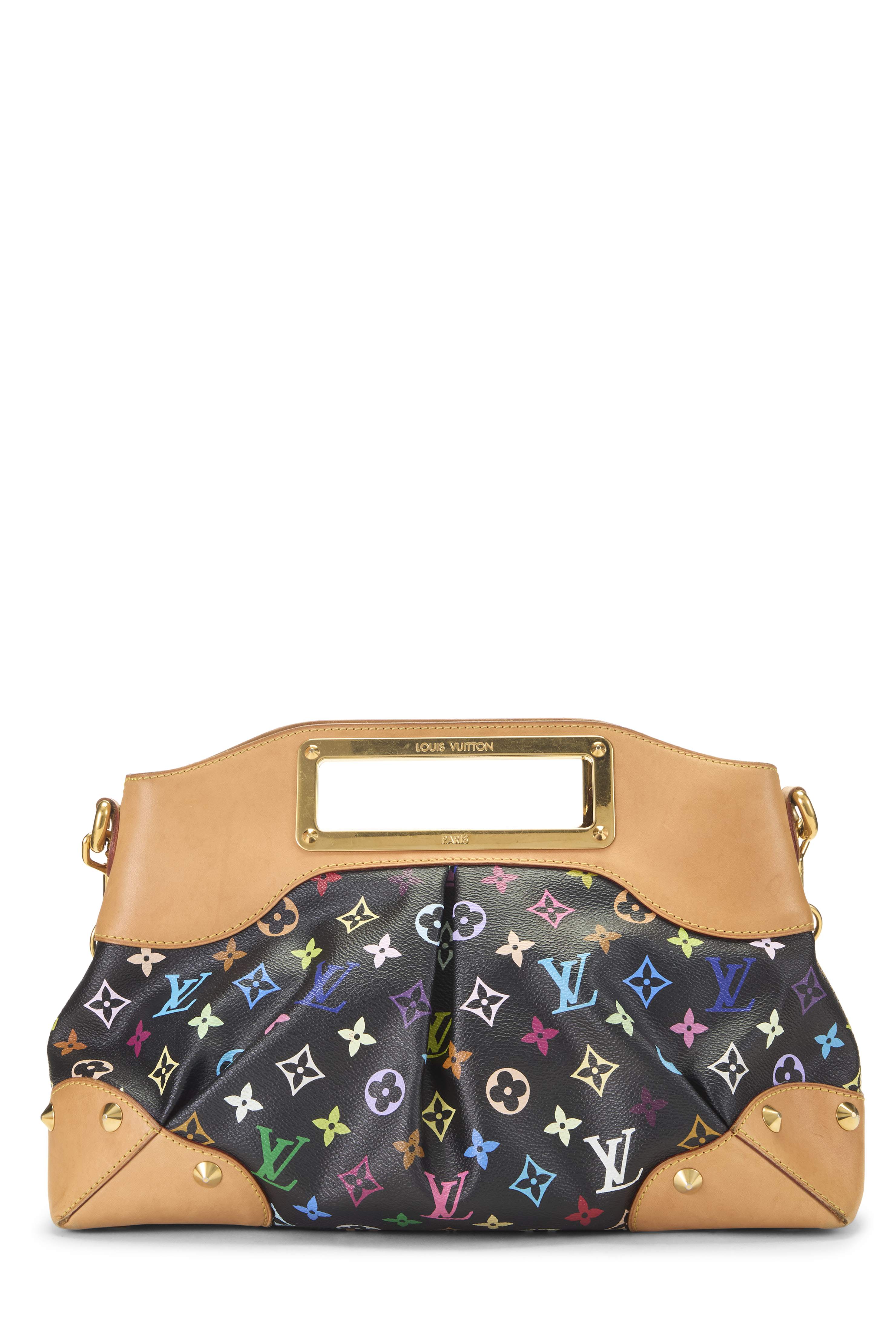 Women's Louis Vuitton Takashi Murakami x Louis Vuitton Black Monogram Multicolore Judy MM in Black MM