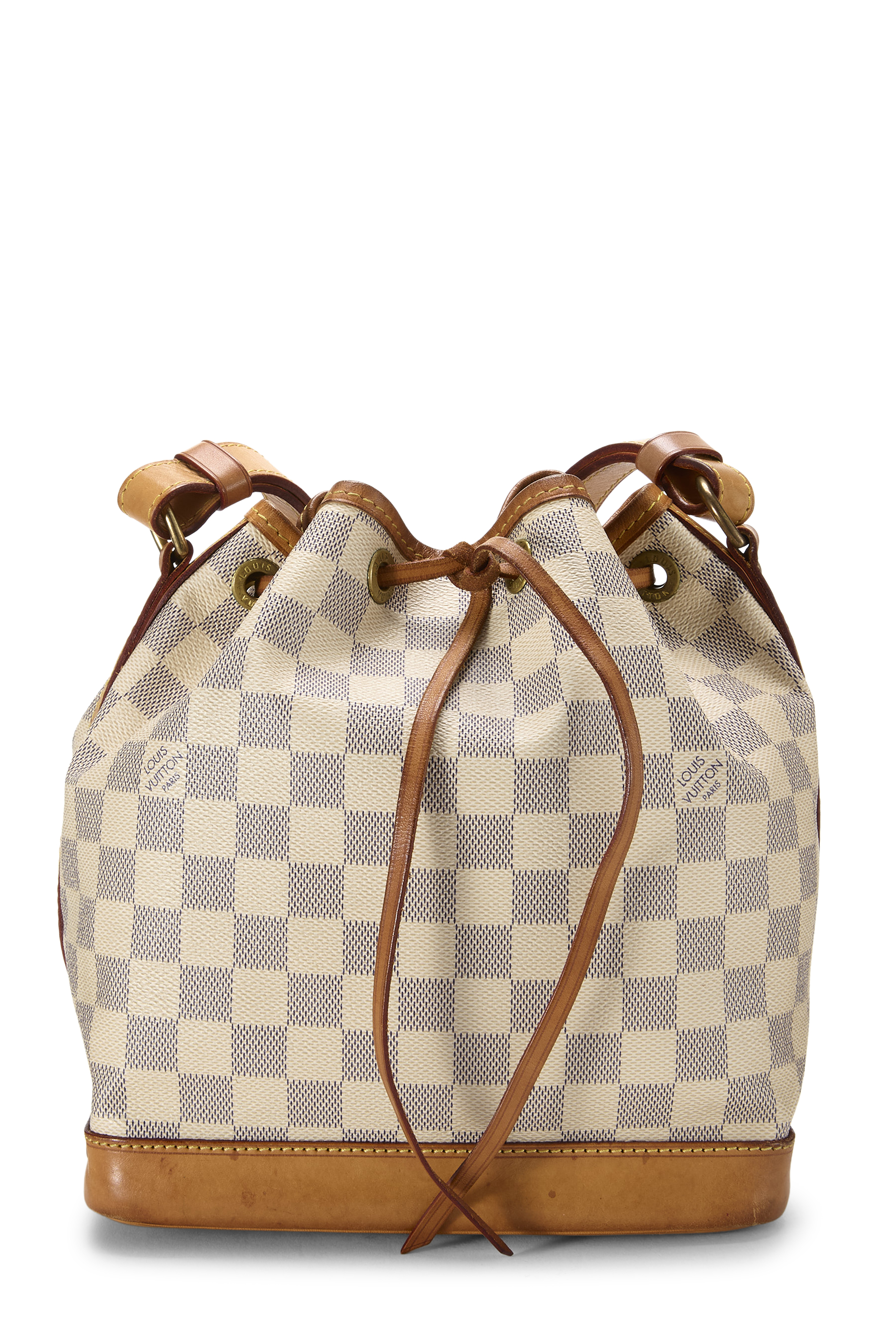 Women's Louis Vuitton Damier Azur Noé BB in White BB