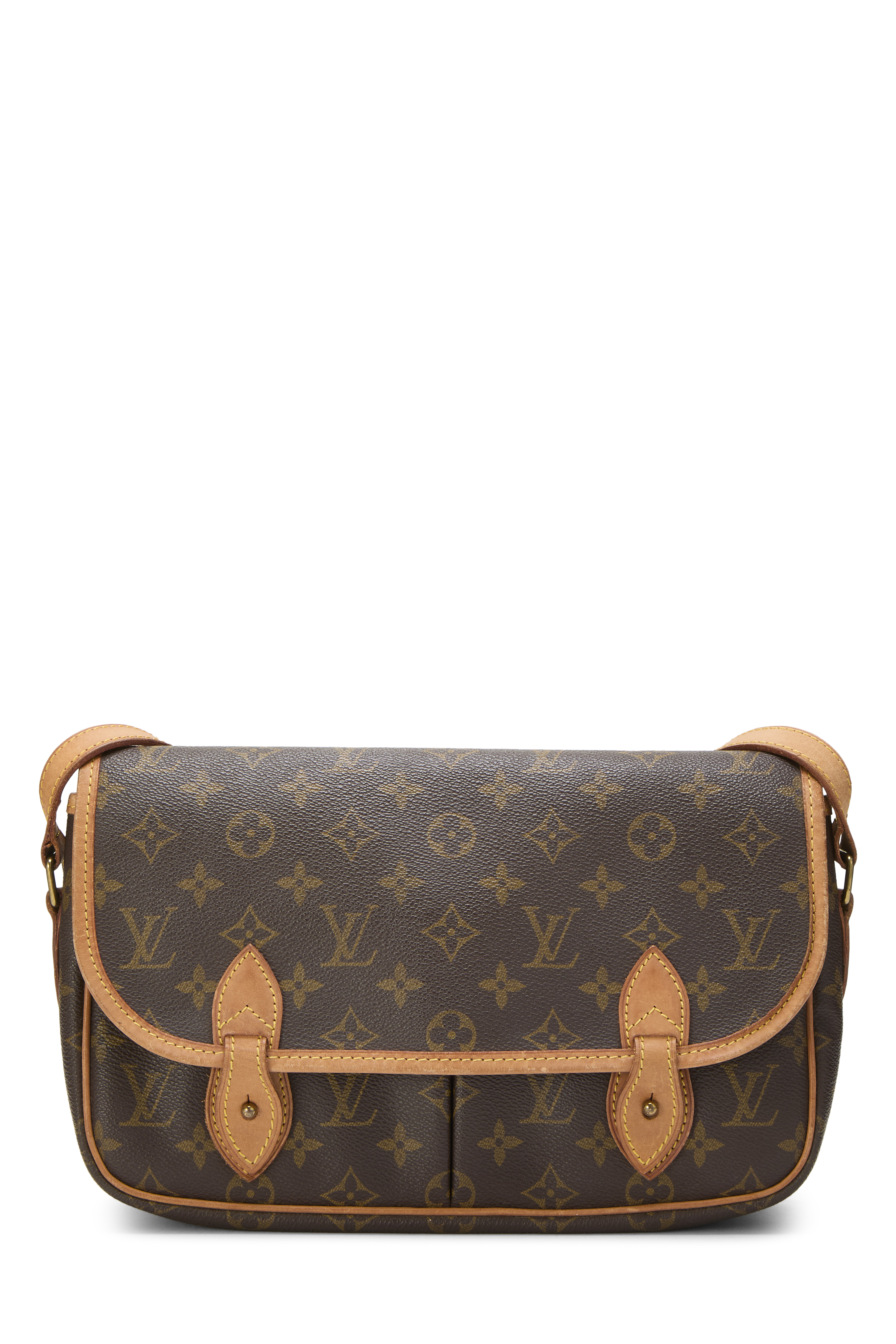 Women's Louis Vuitton Monogram Canvas Sac Gibeciere MM in Brown MM