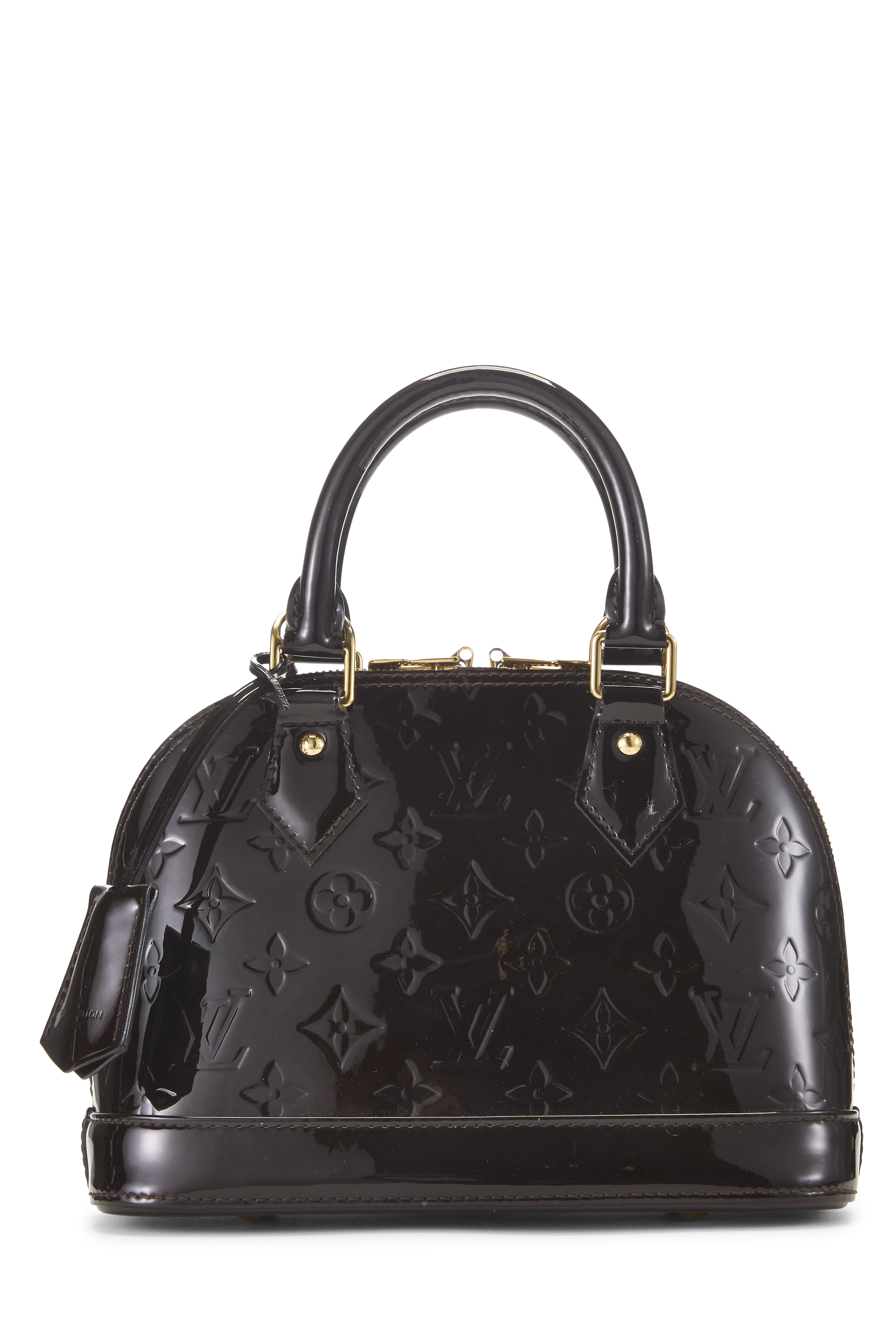 Women's Louis Vuitton Amarante Monogram Vernis Alma BB NM in Purple BB