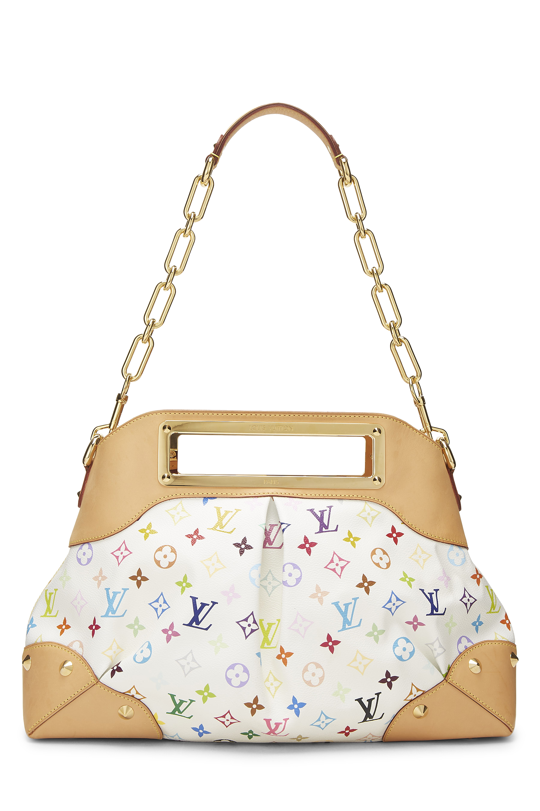 Women's Louis Vuitton Takashi Murakami x Louis Vuitton White Monogram Multicolore Judy GM in White GM