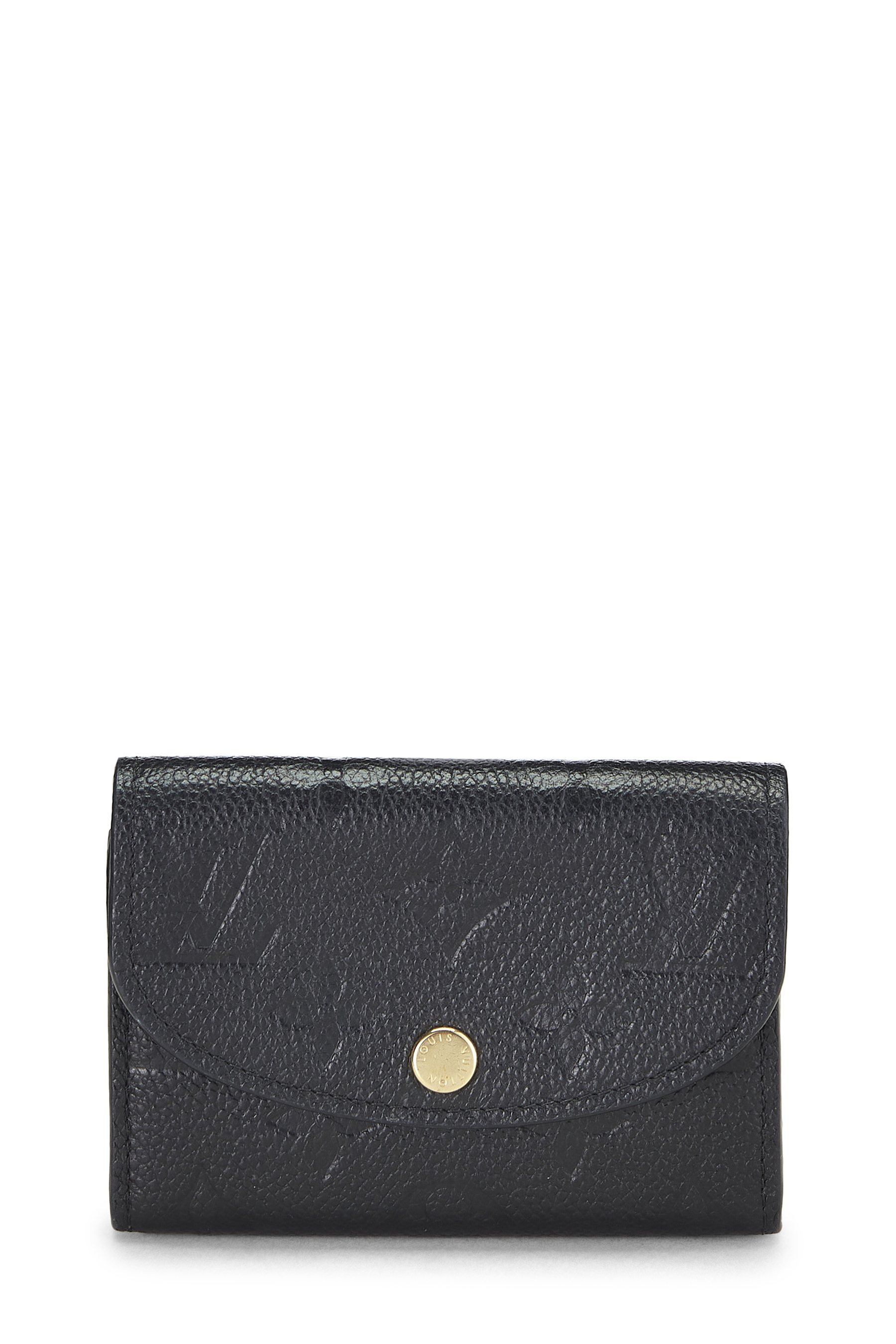 Women's Louis Vuitton Black Empreinte Rosalie Coin Purse in Black