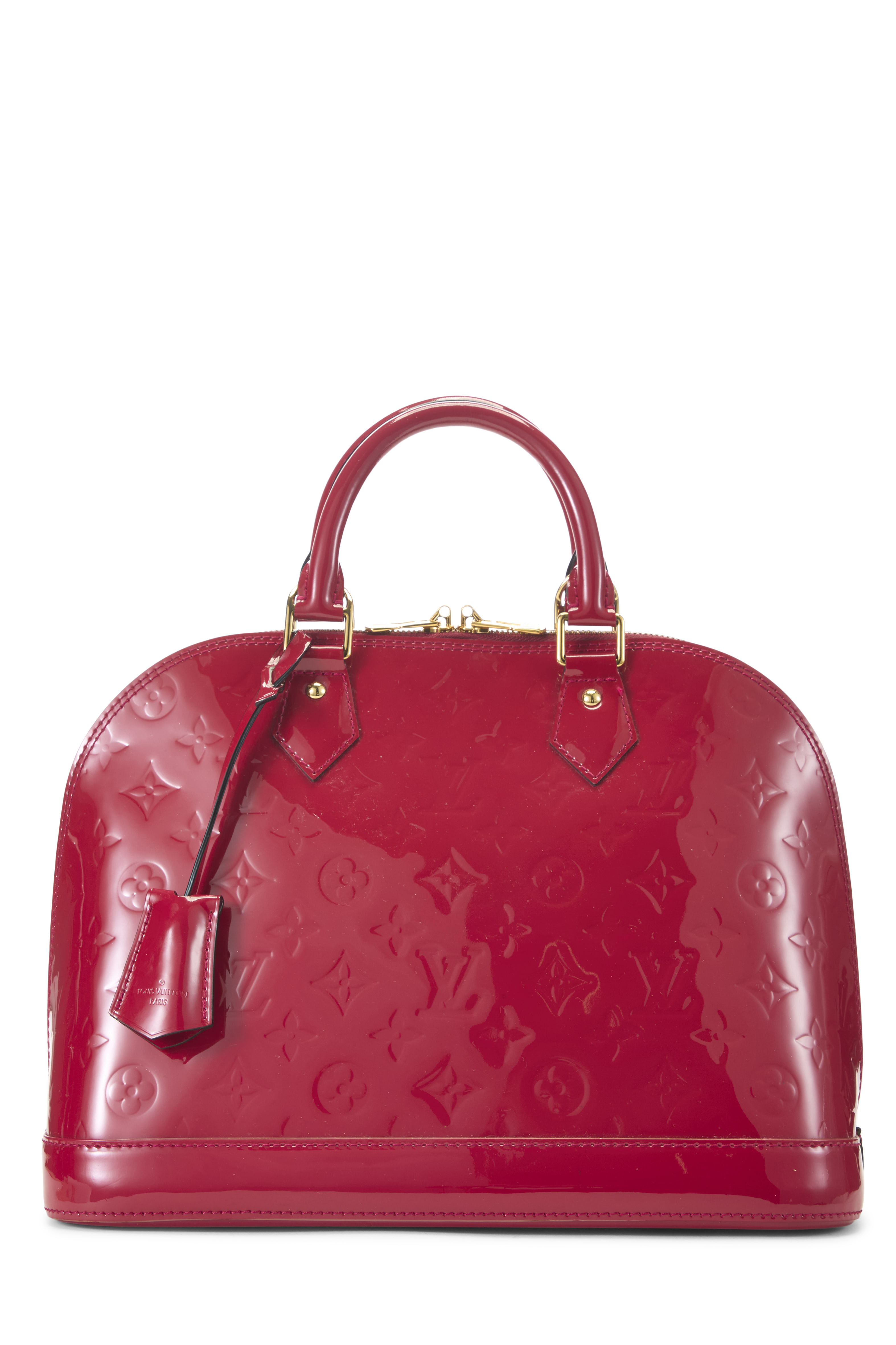 Women's Louis Vuitton Rose Pop Monogram Vernis Alma PM NM in Pink PM