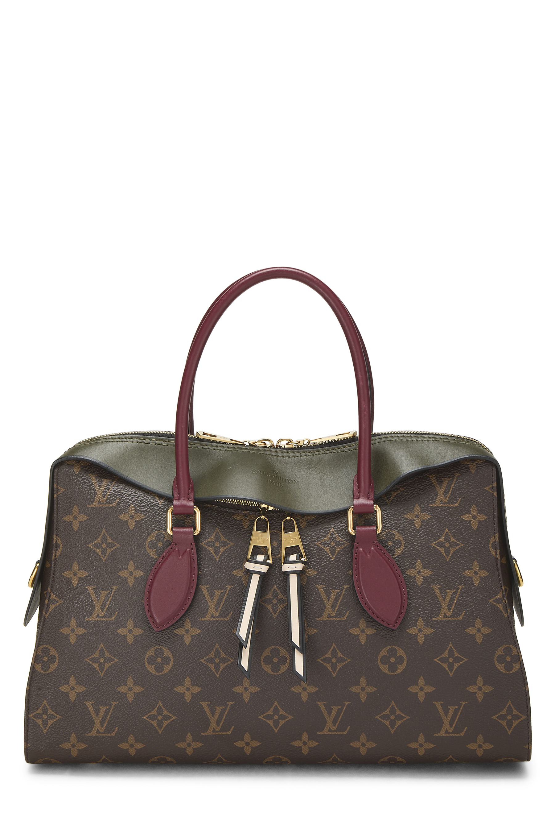 Women's Microfiber Louis Vuitton Monogram Canvas Tuileries NM in Green