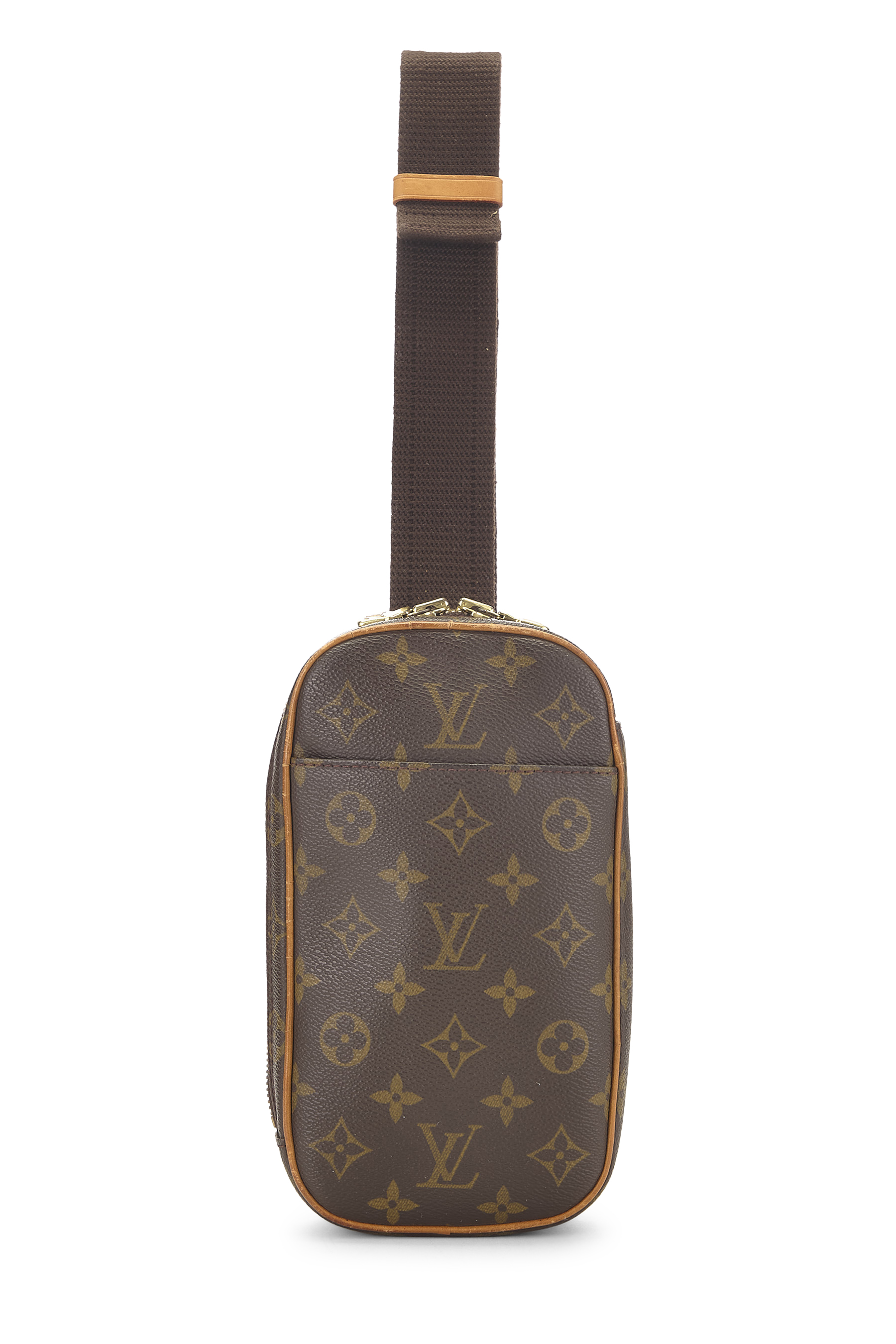 Women's Louis Vuitton Monogram Canvas Pochette Gange in Brown