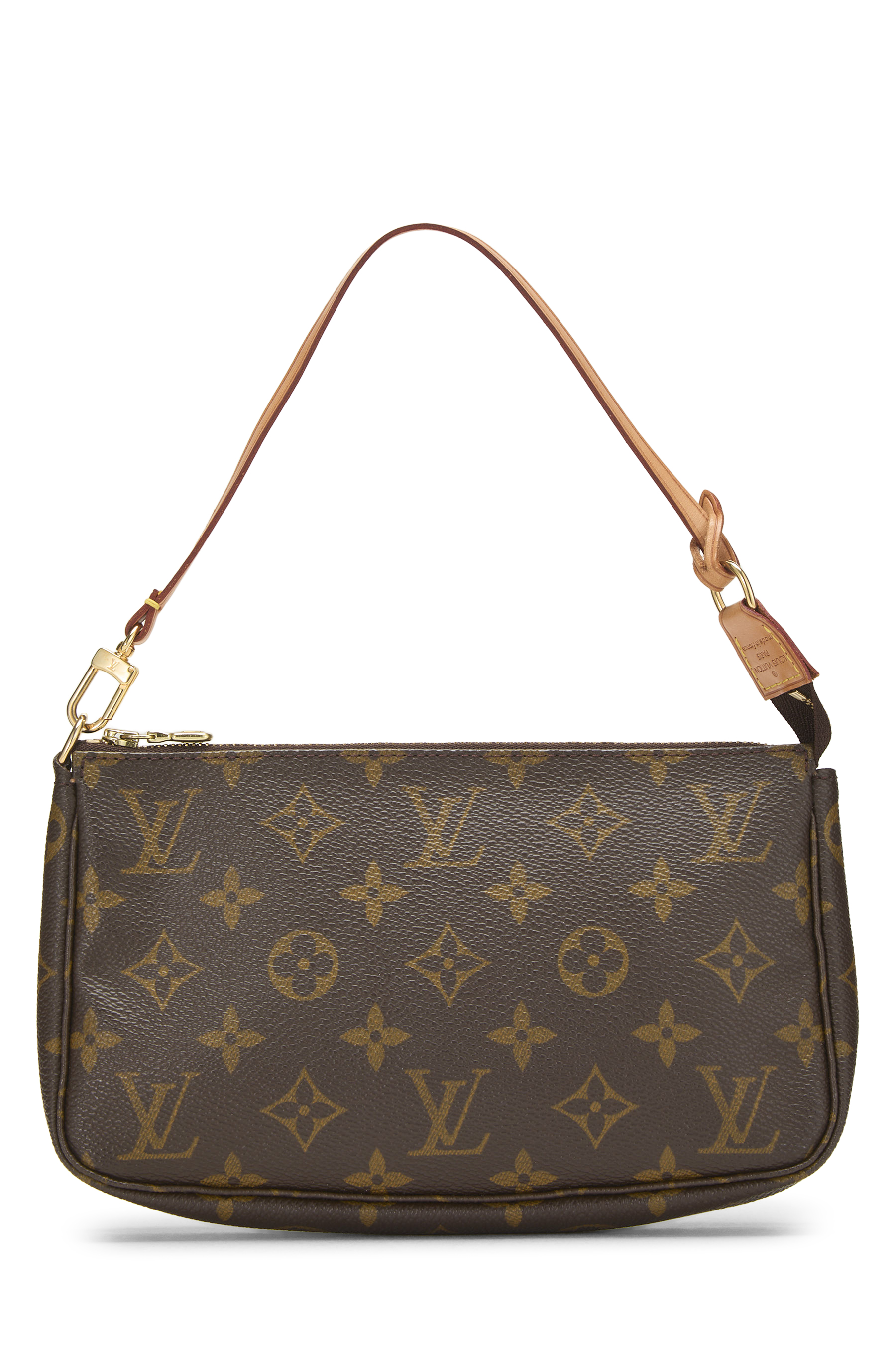 Women's Louis Vuitton Monogram Canvas Pochette Accessoires in Brown