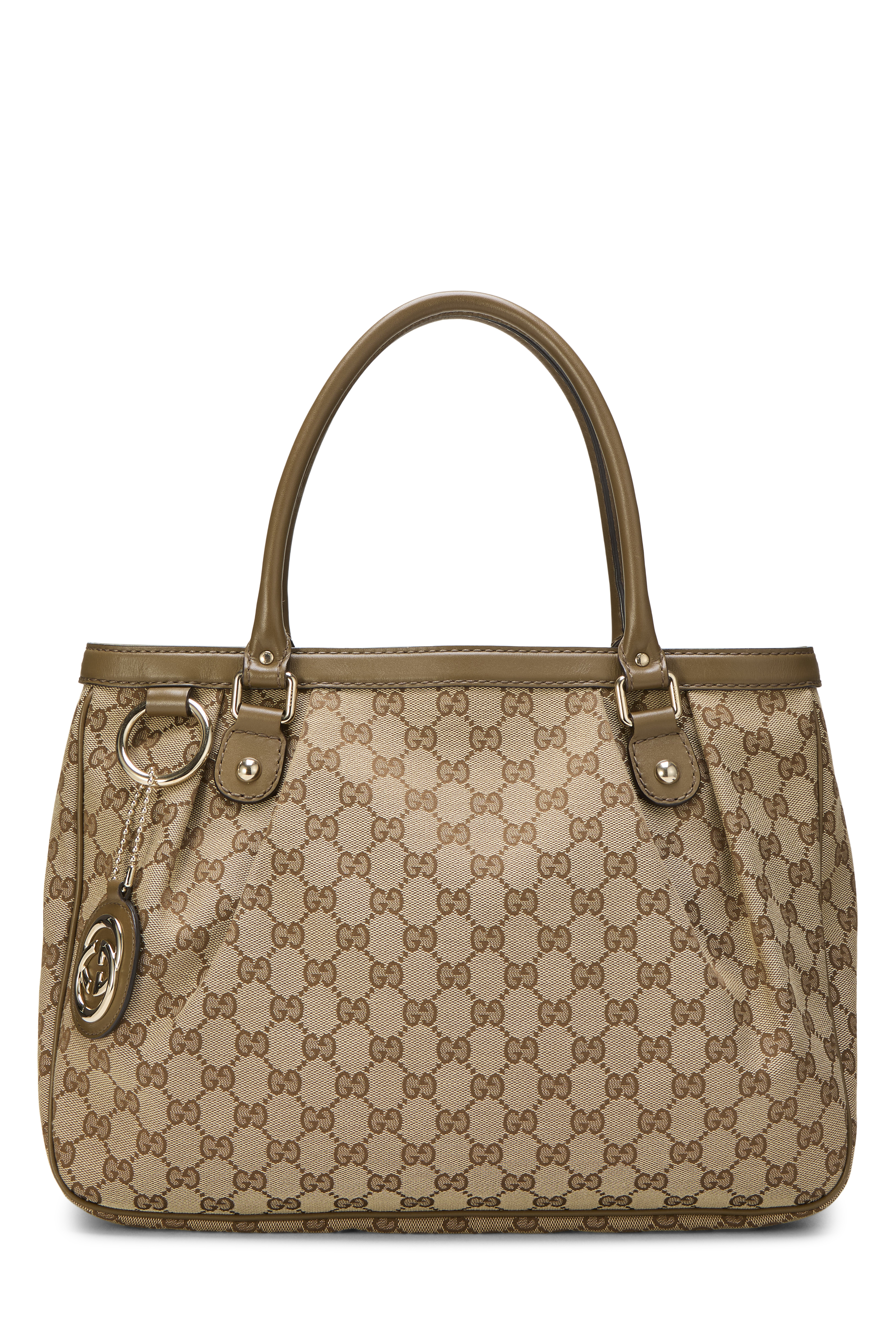 Women's Gucci Original GG Canvas Sukey Handbag Large in Brown Large