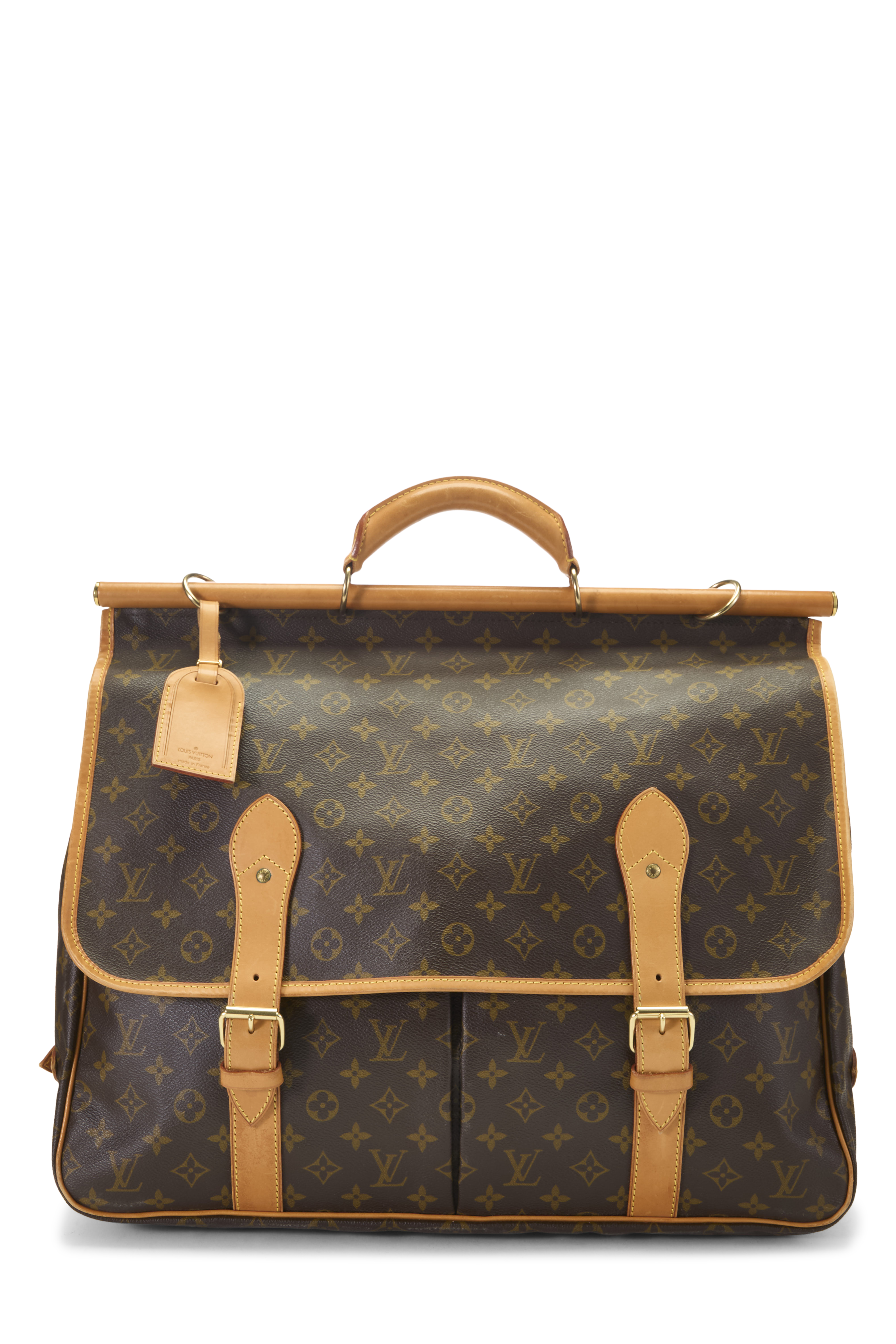 Women's Louis Vuitton Monogram Canvas Sac Chasse in Brown