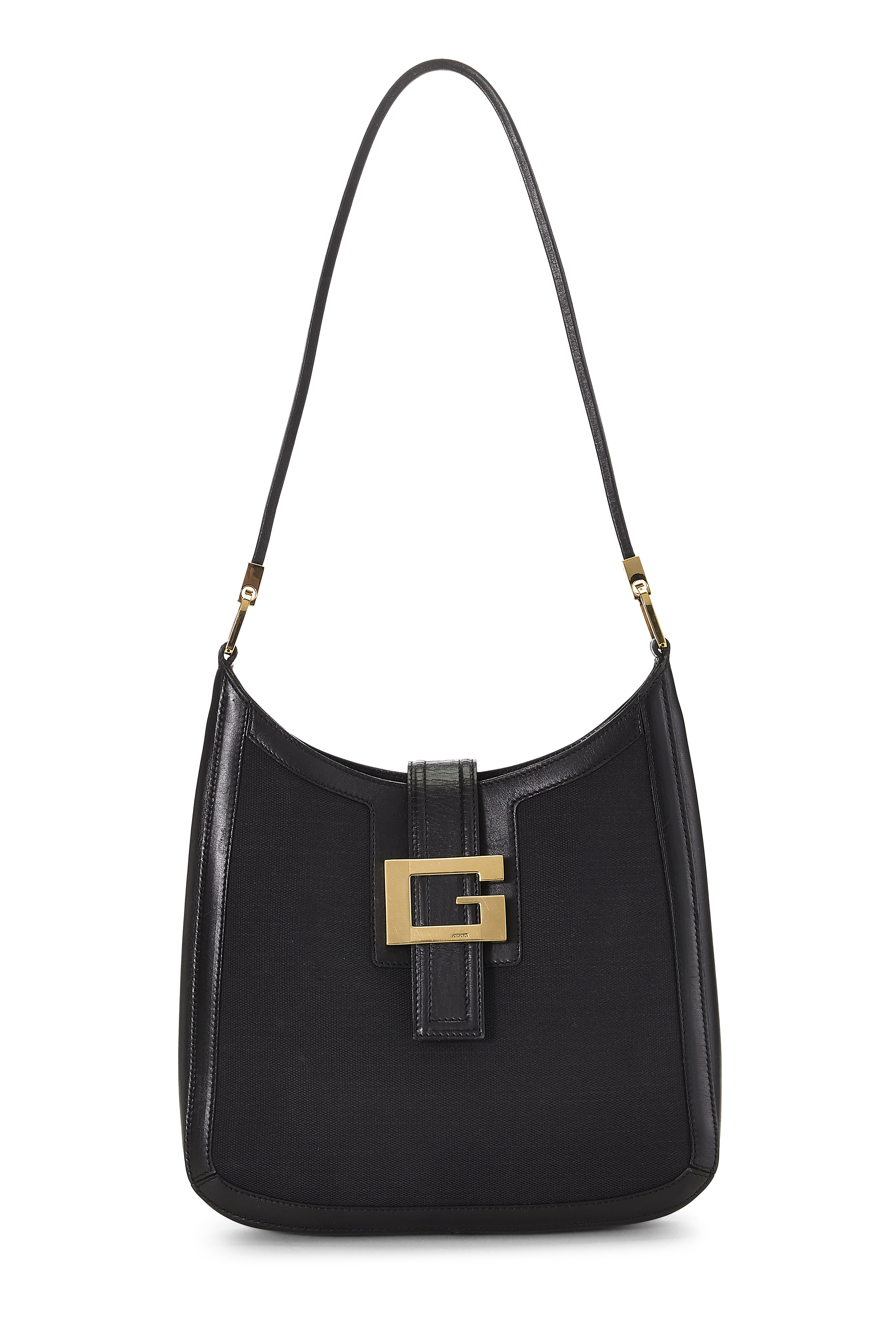 Women's Gucci Black Canvas Shoulder Bag Small in Black Small