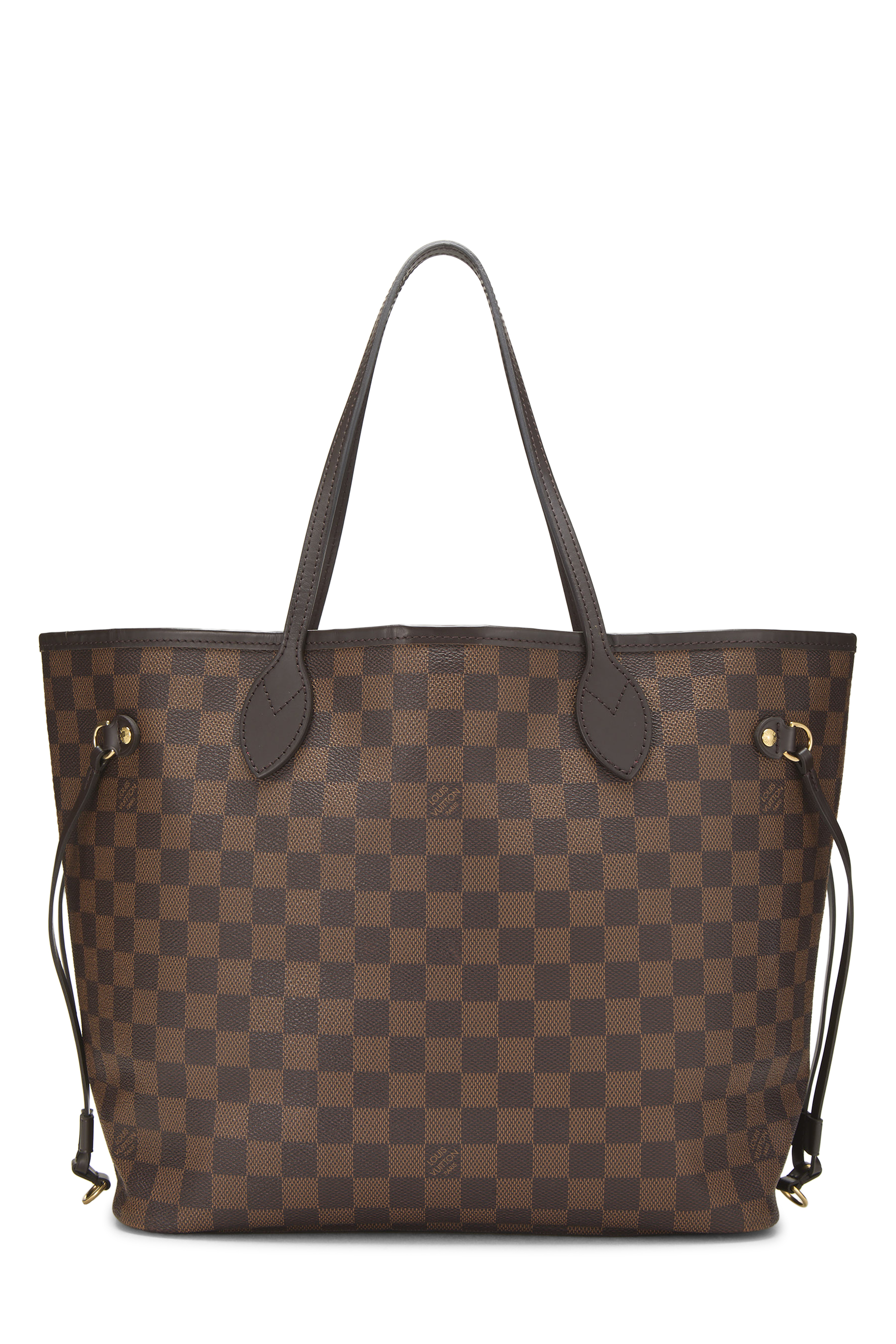 Women's Louis Vuitton Damier Ebene Neverfull MM in Brown MM