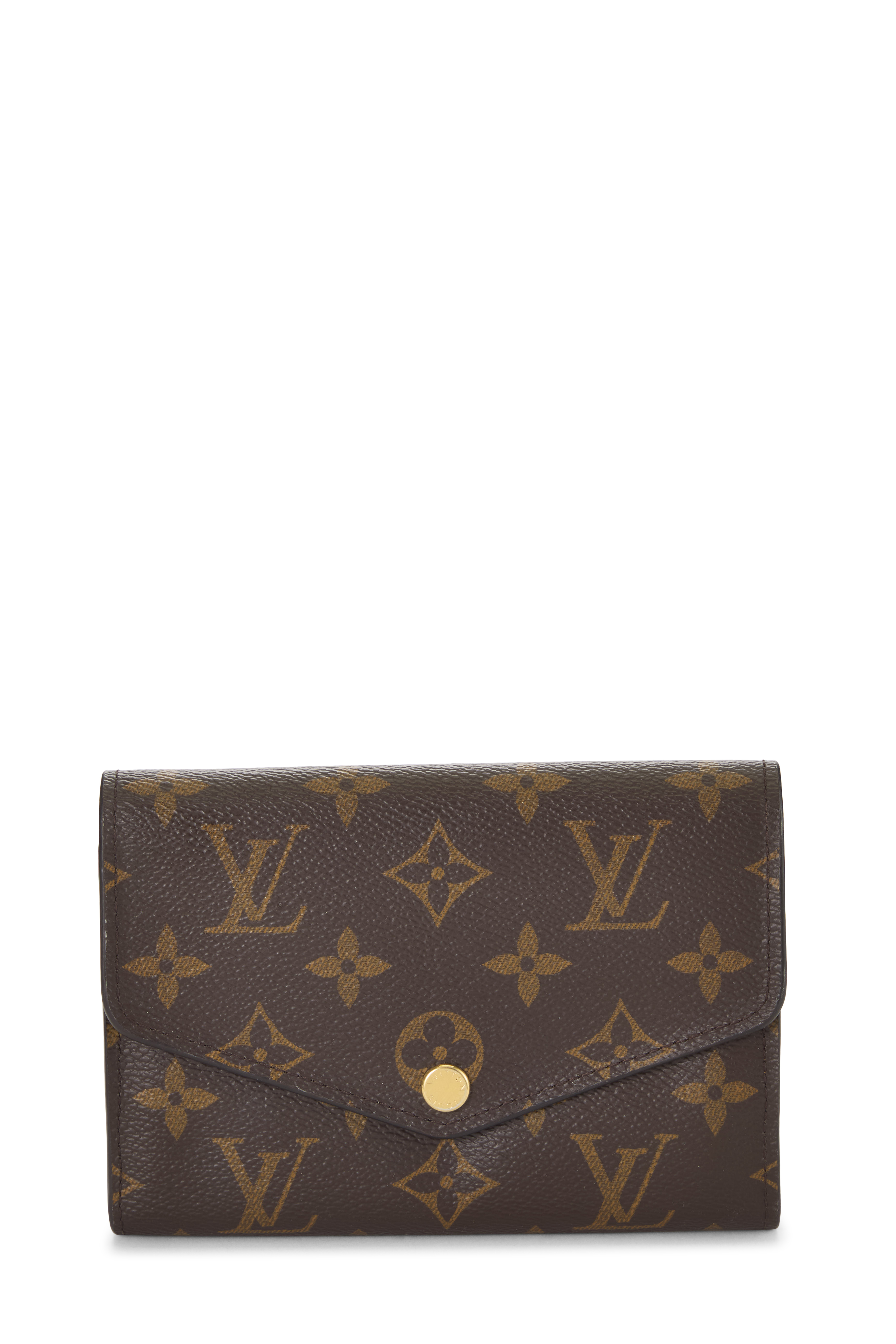Women's Louis Vuitton Monogram Canvas Sarah Compact in Brown