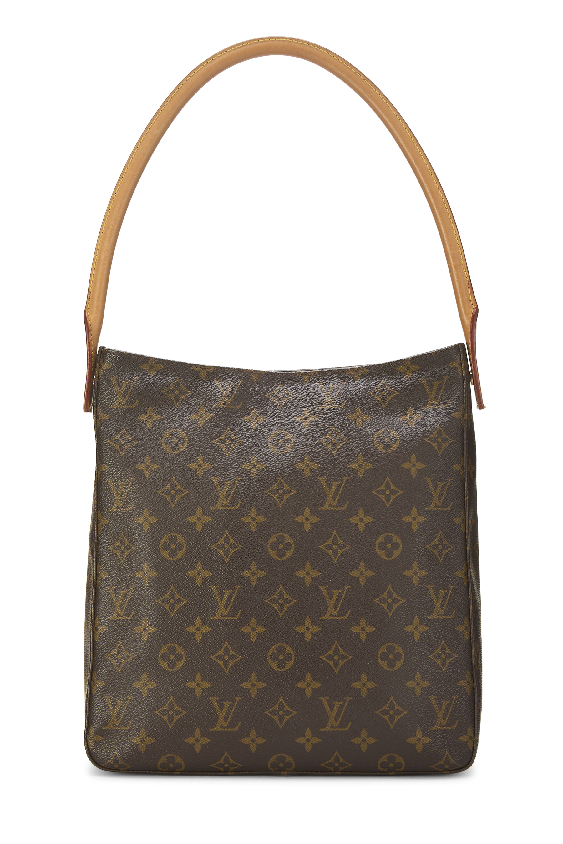 Women's Louis Vuitton Monogram Canvas Looping GM in Brown GM