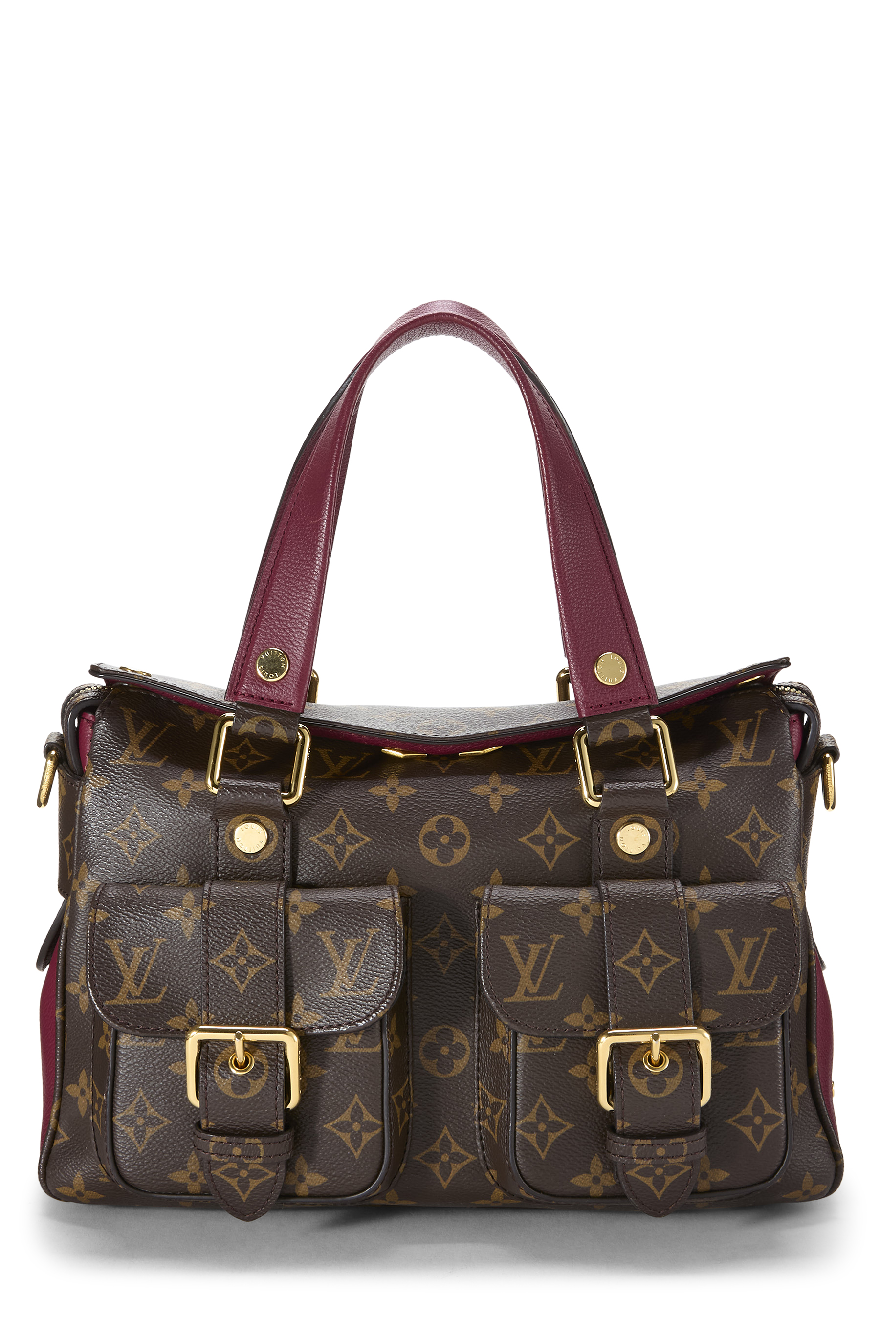 Women's Louis Vuitton Monogram Canvas Manhattan NM in Burgundy