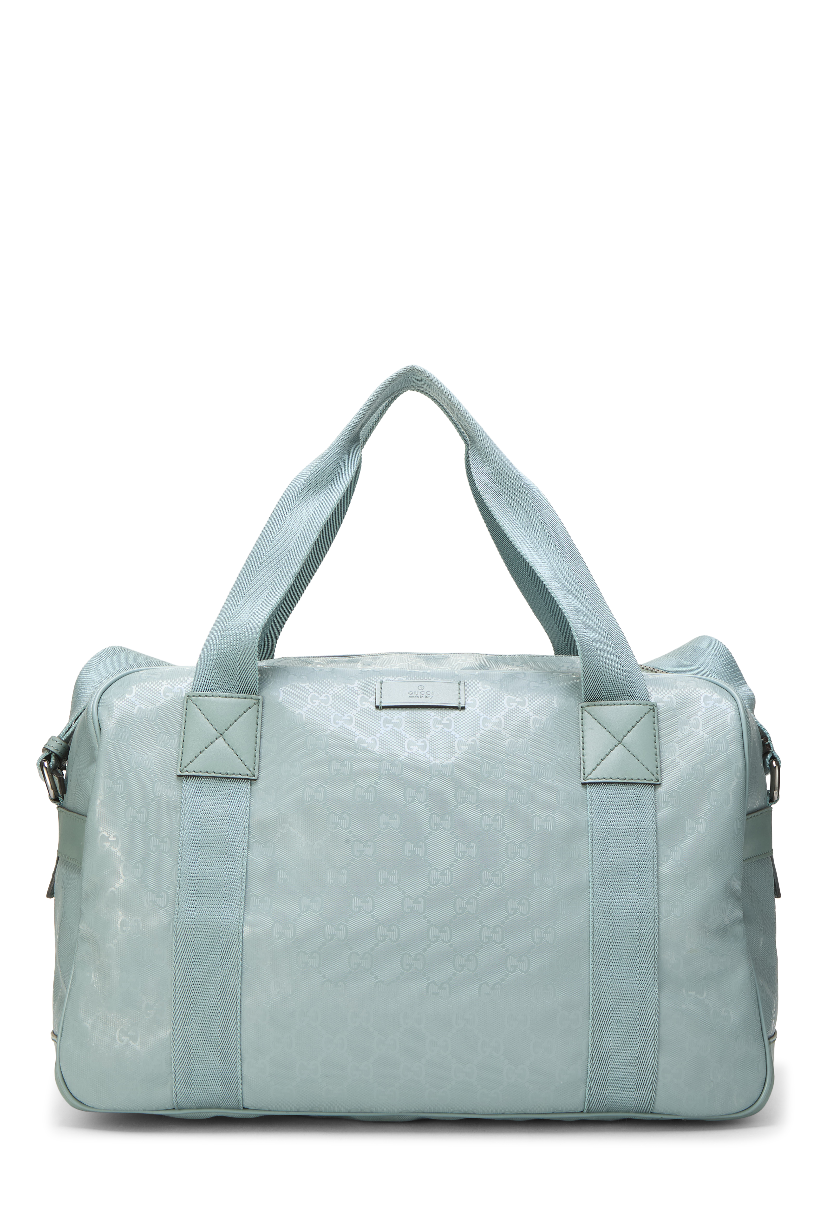 Women's Gucci Blue GG Crystal Canvas Carry On Duffle Large in Blue Large