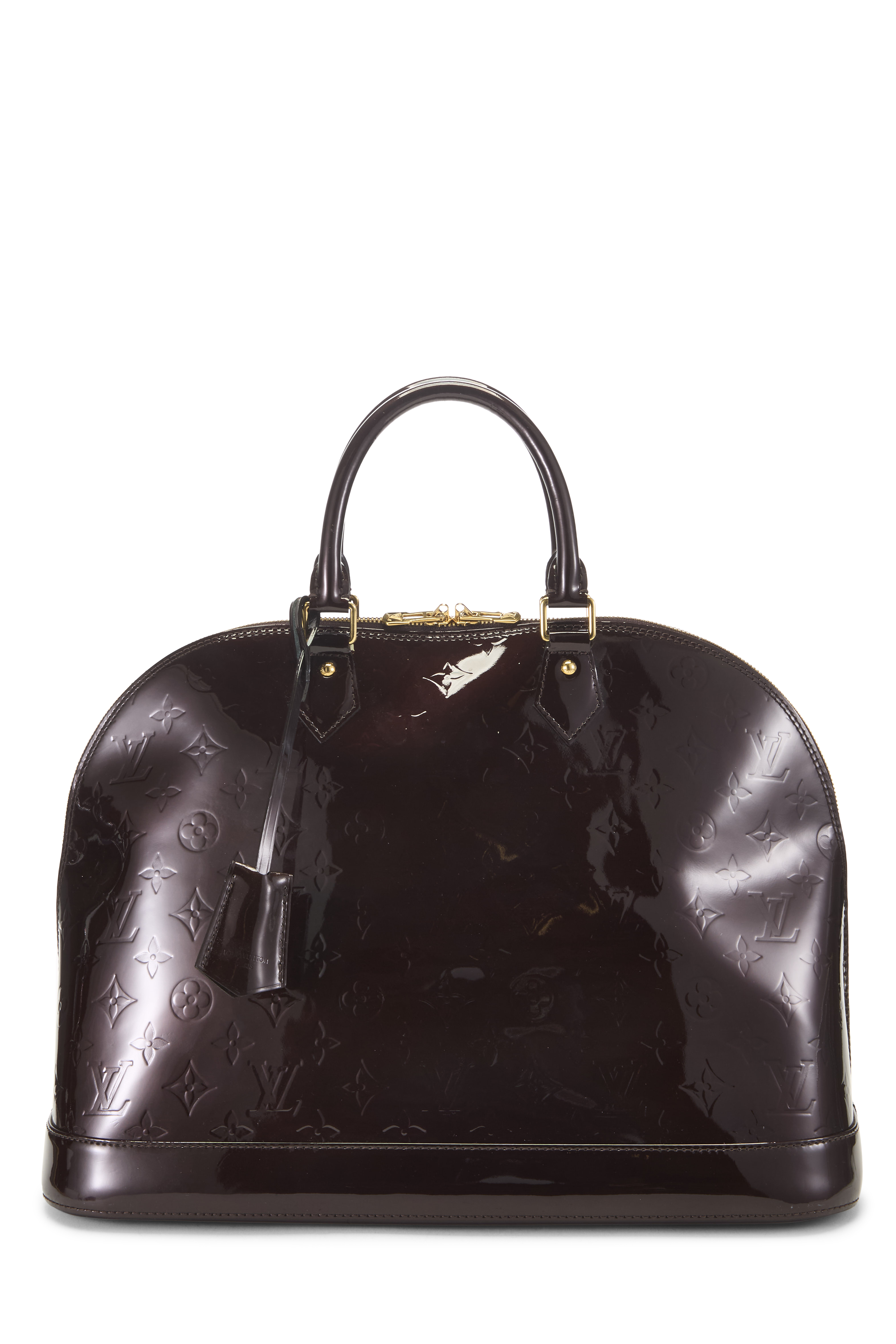 Women's Louis Vuitton Amarante Monogram Vernis Alma MM NM in Purple MM
