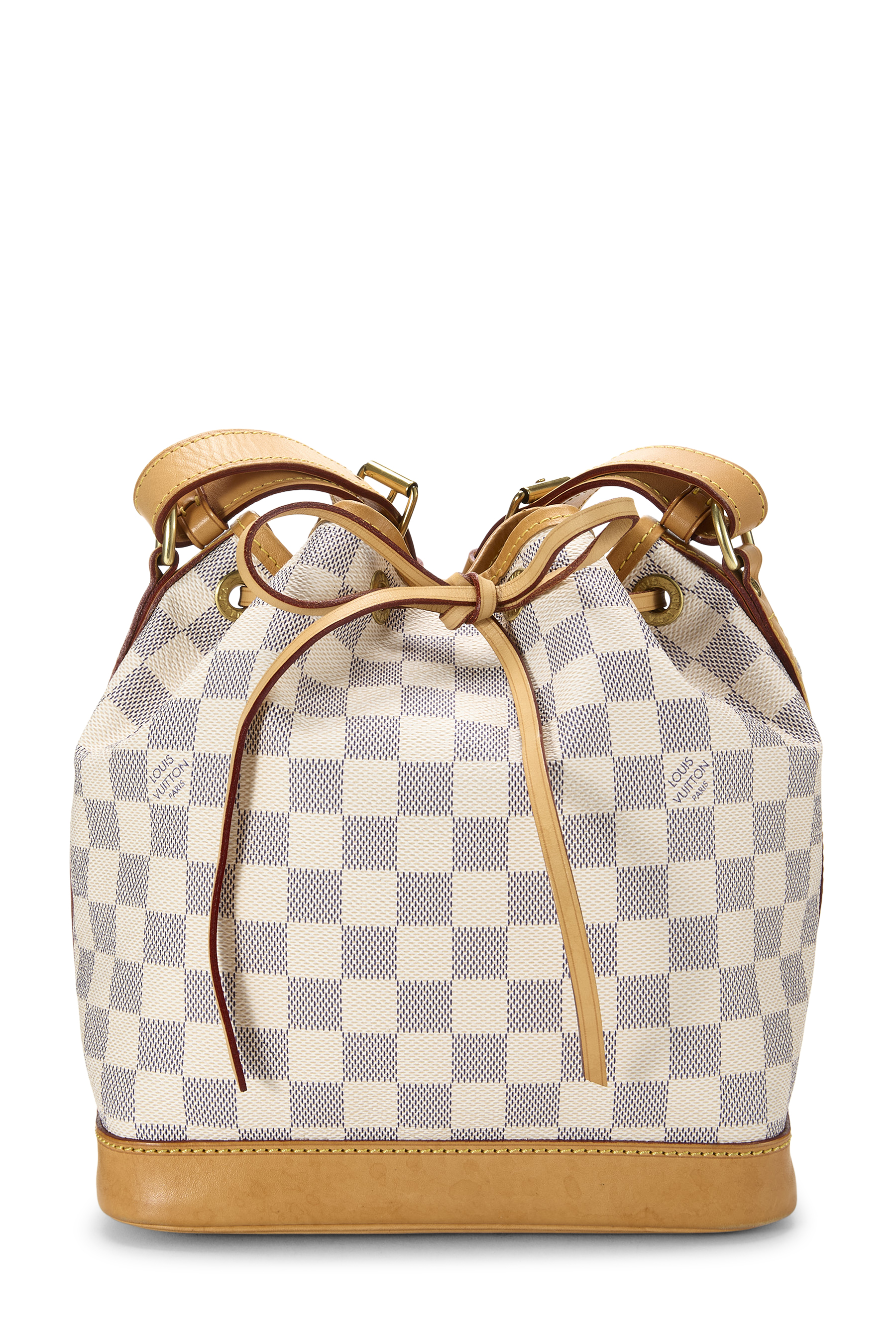Women's Louis Vuitton Damier Azur Noé BB in White BB
