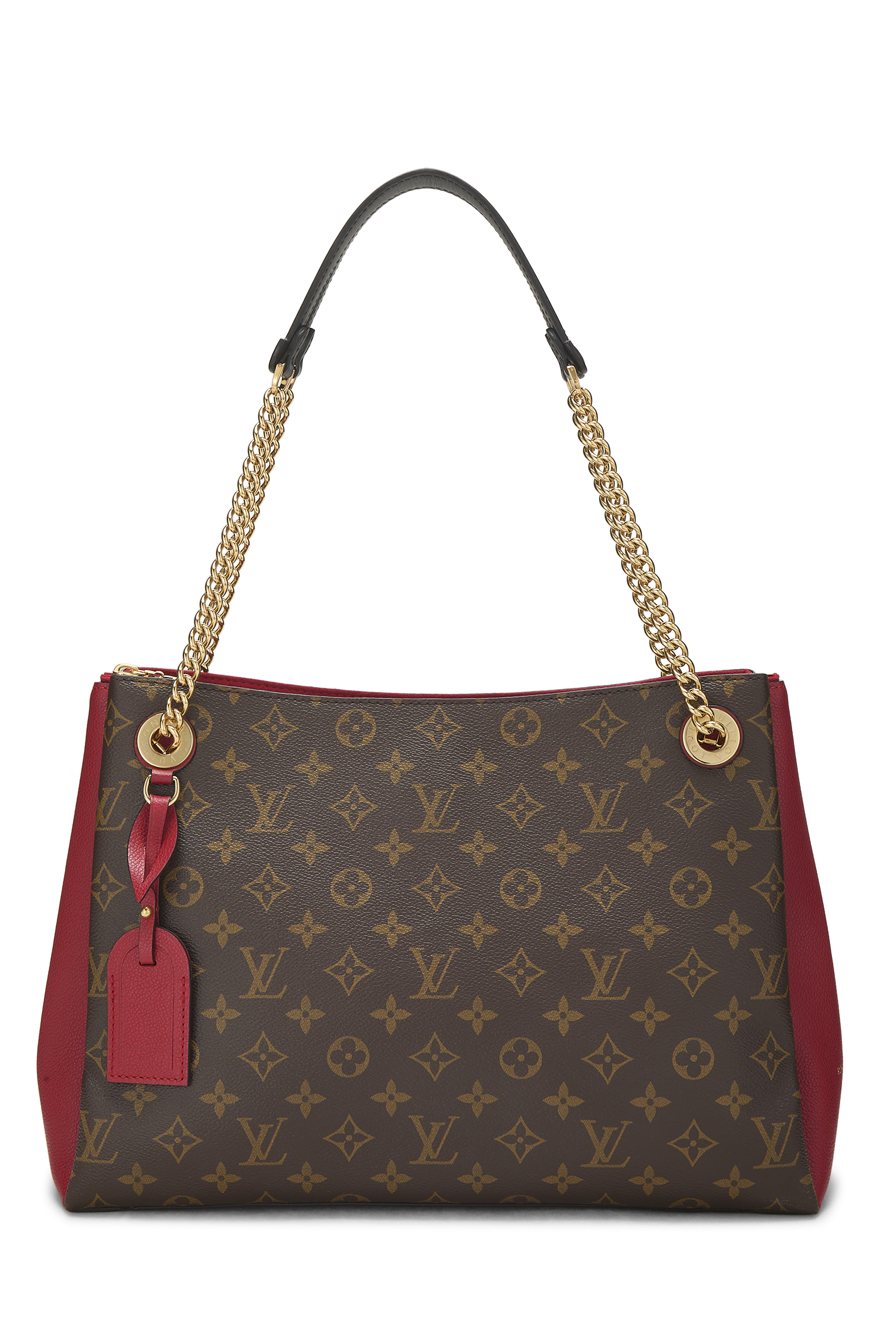 Women's Louis Vuitton Monogram Canvas Surene MM in Red MM