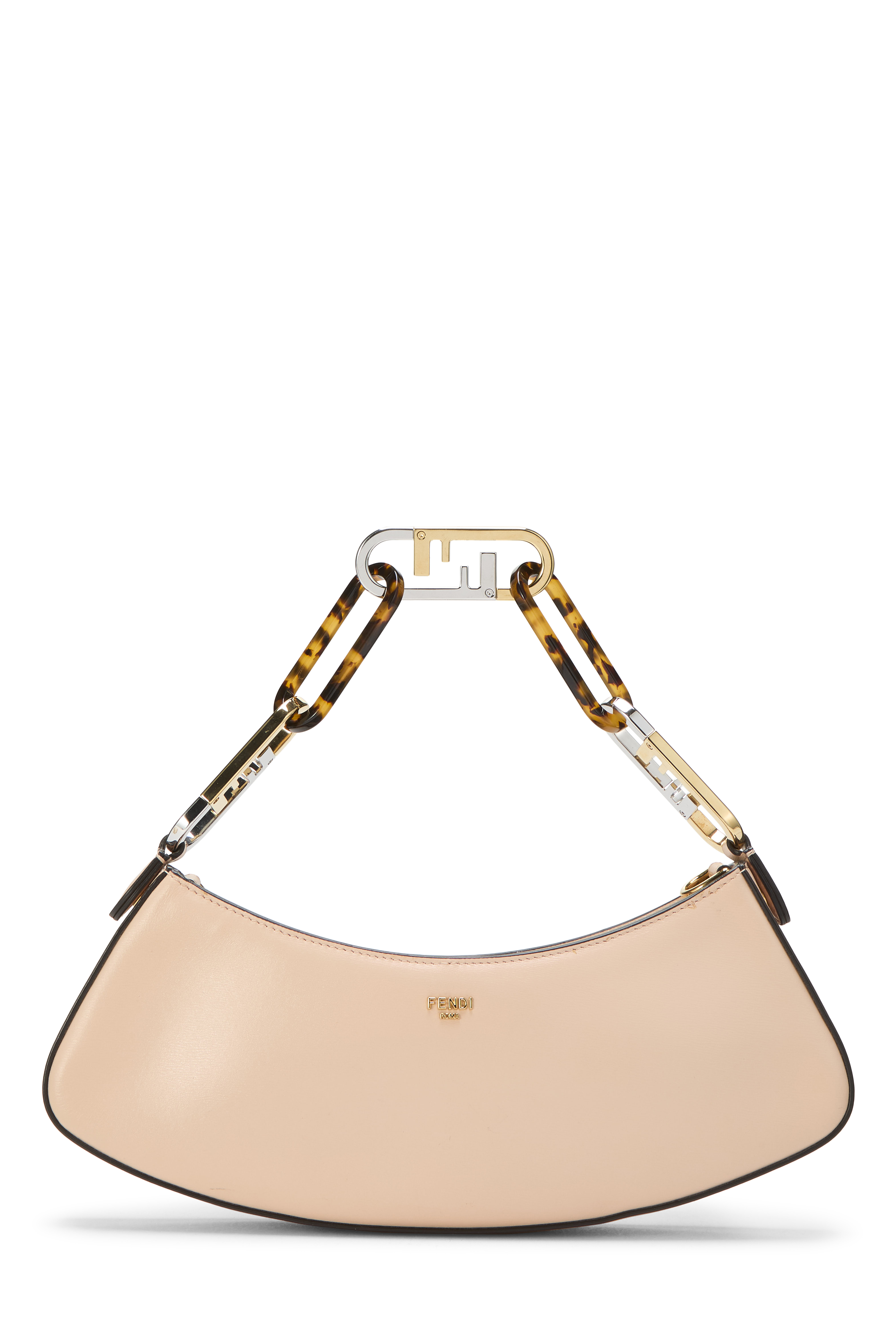 Women's Fendi Beige Calfskin O'Lock Swing in Beige