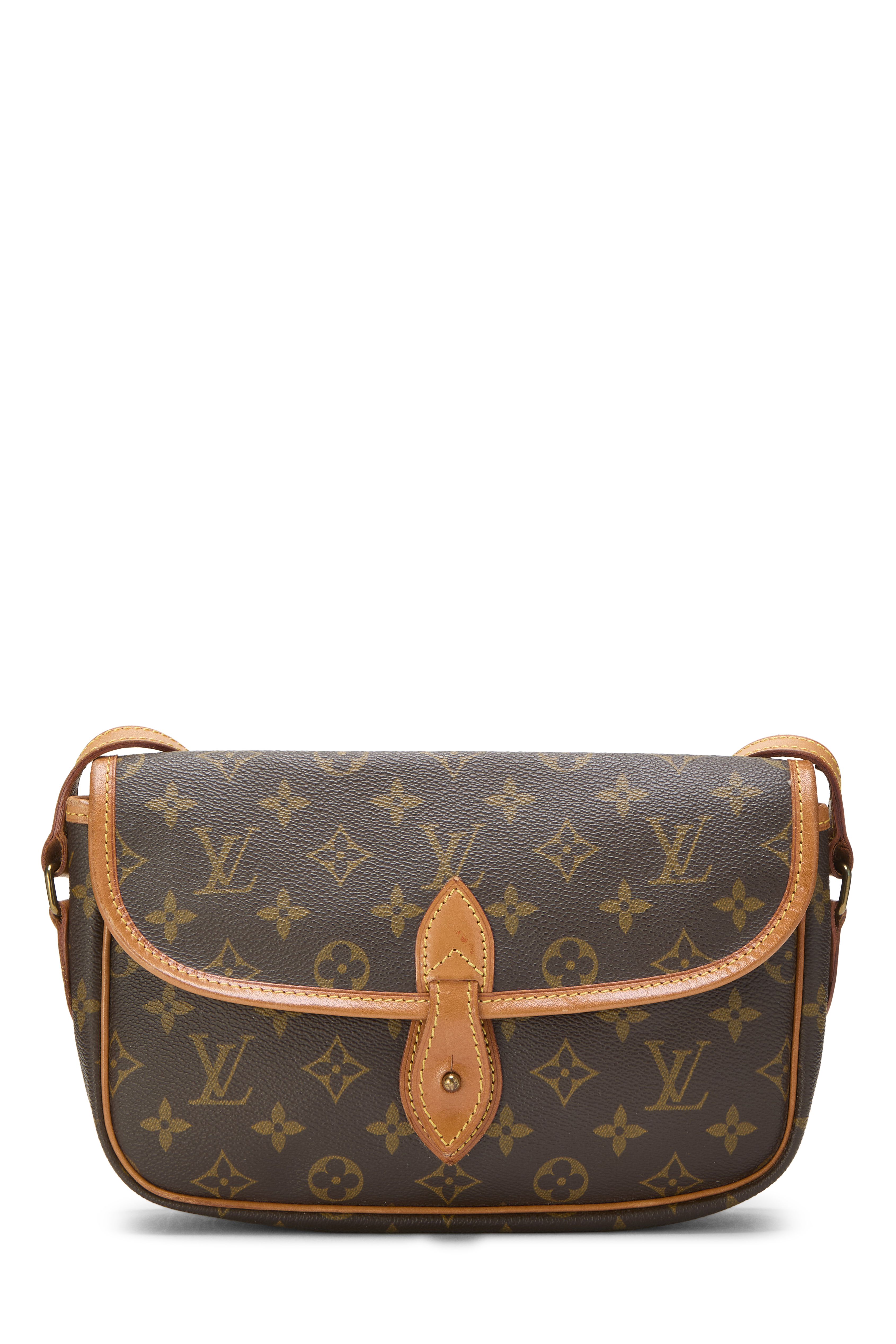 Women's Louis Vuitton Monogram Canvas Sac Gibeciere PM in Brown PM