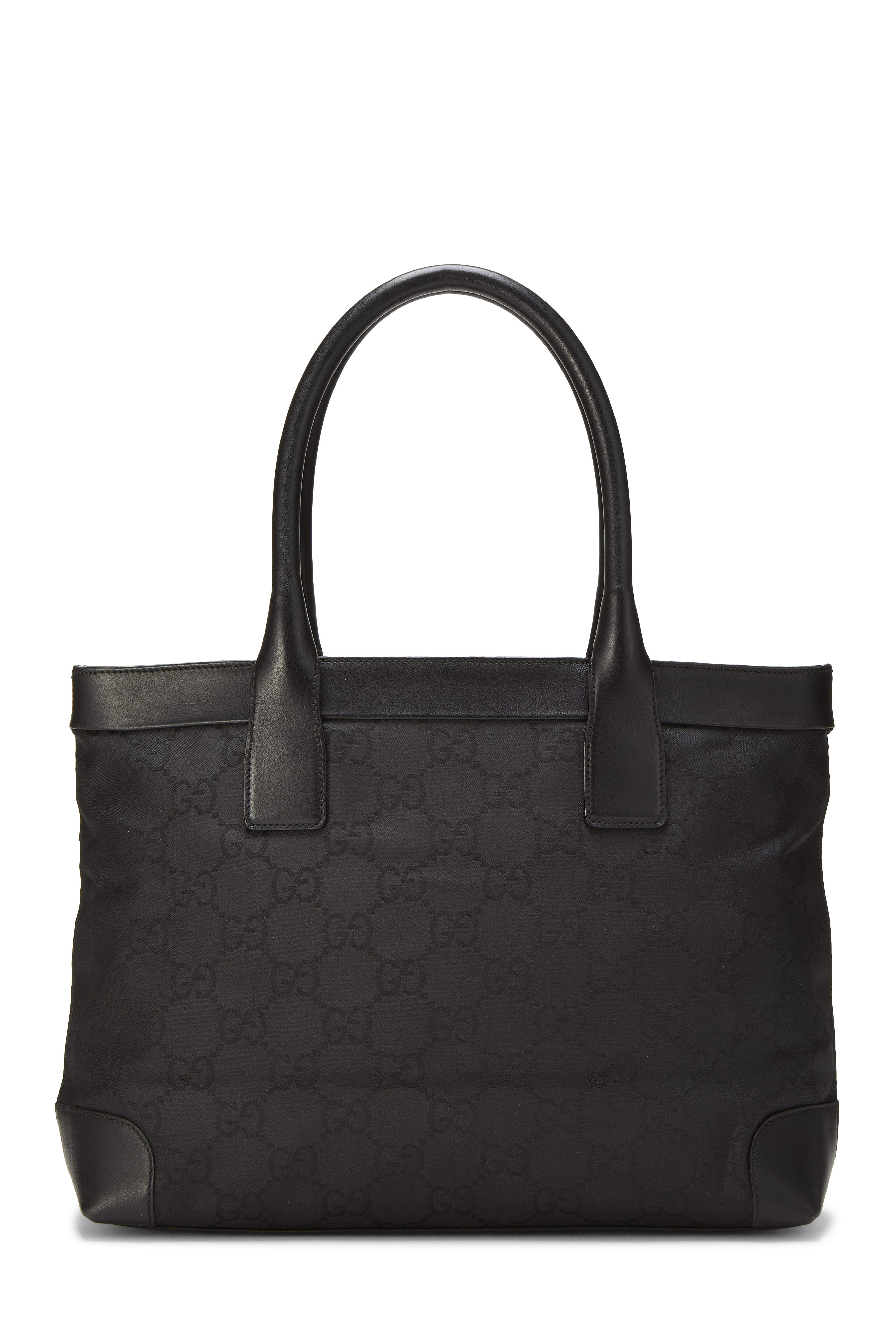 Women's Gucci Black GG Nylon Tote Small in Black Small