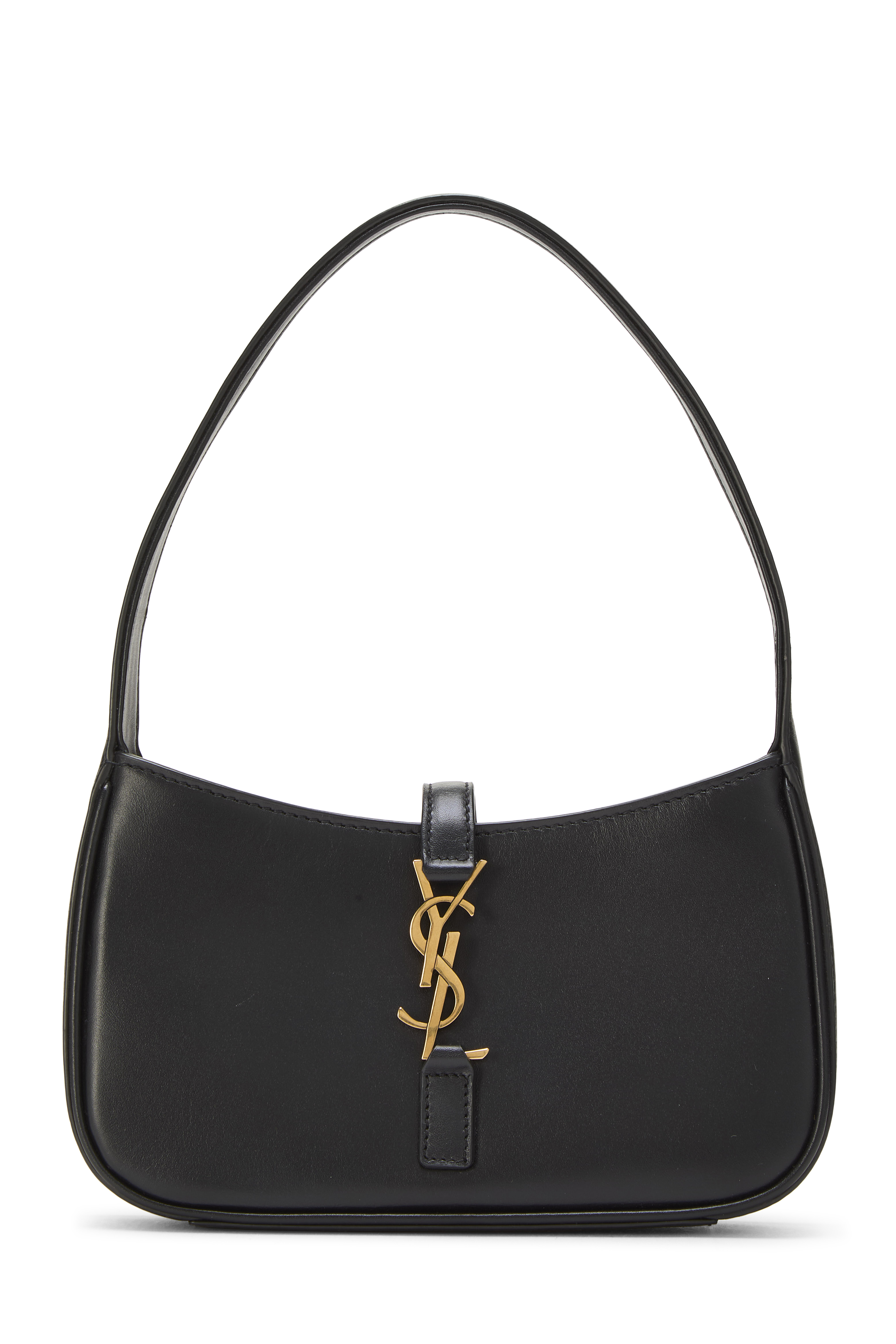 Women's Saint Laurent Black Le 5 à 7 Shoulder Bag in Black Mini