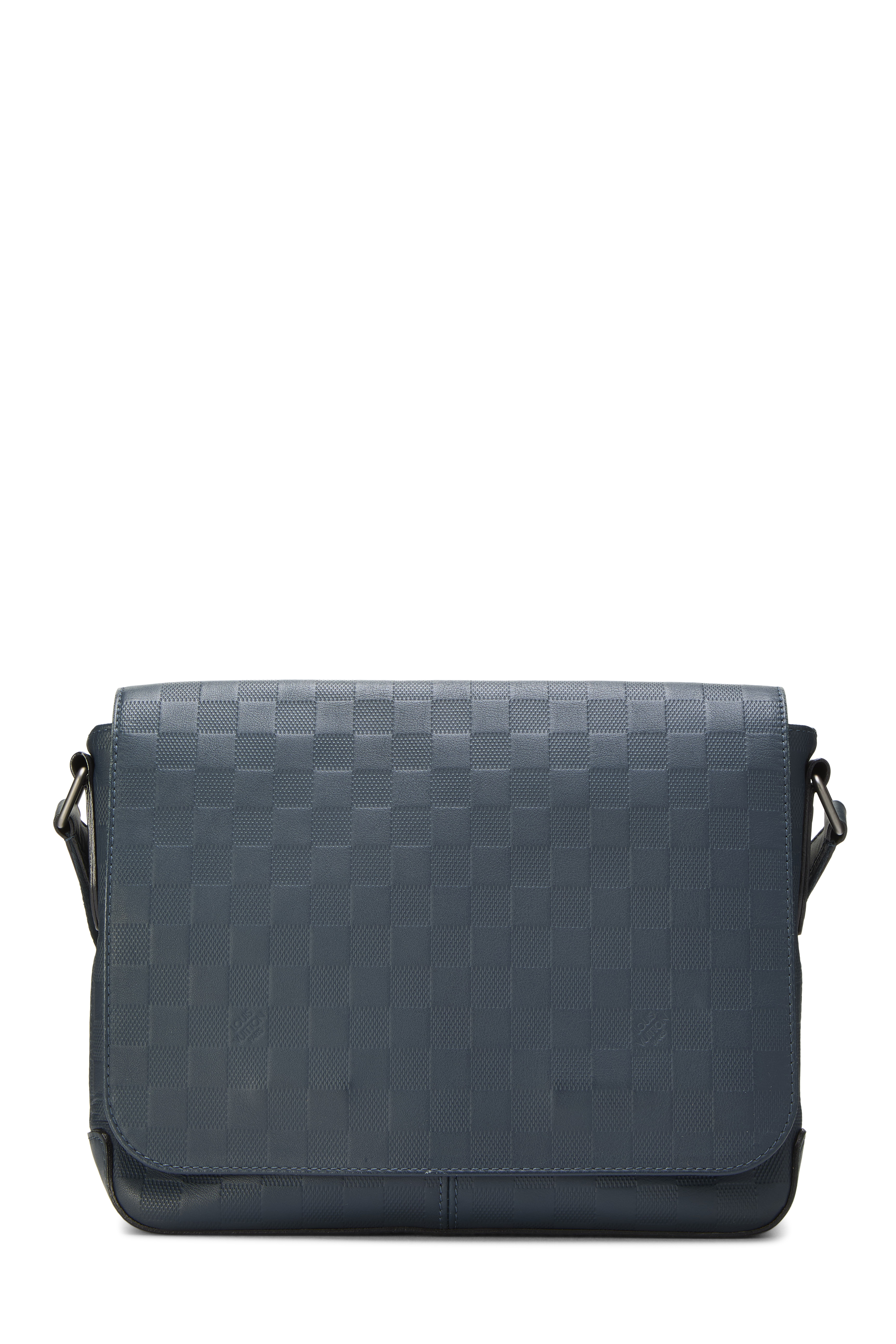 Women's Louis Vuitton Blue Damier Infini District PM in Blue PM