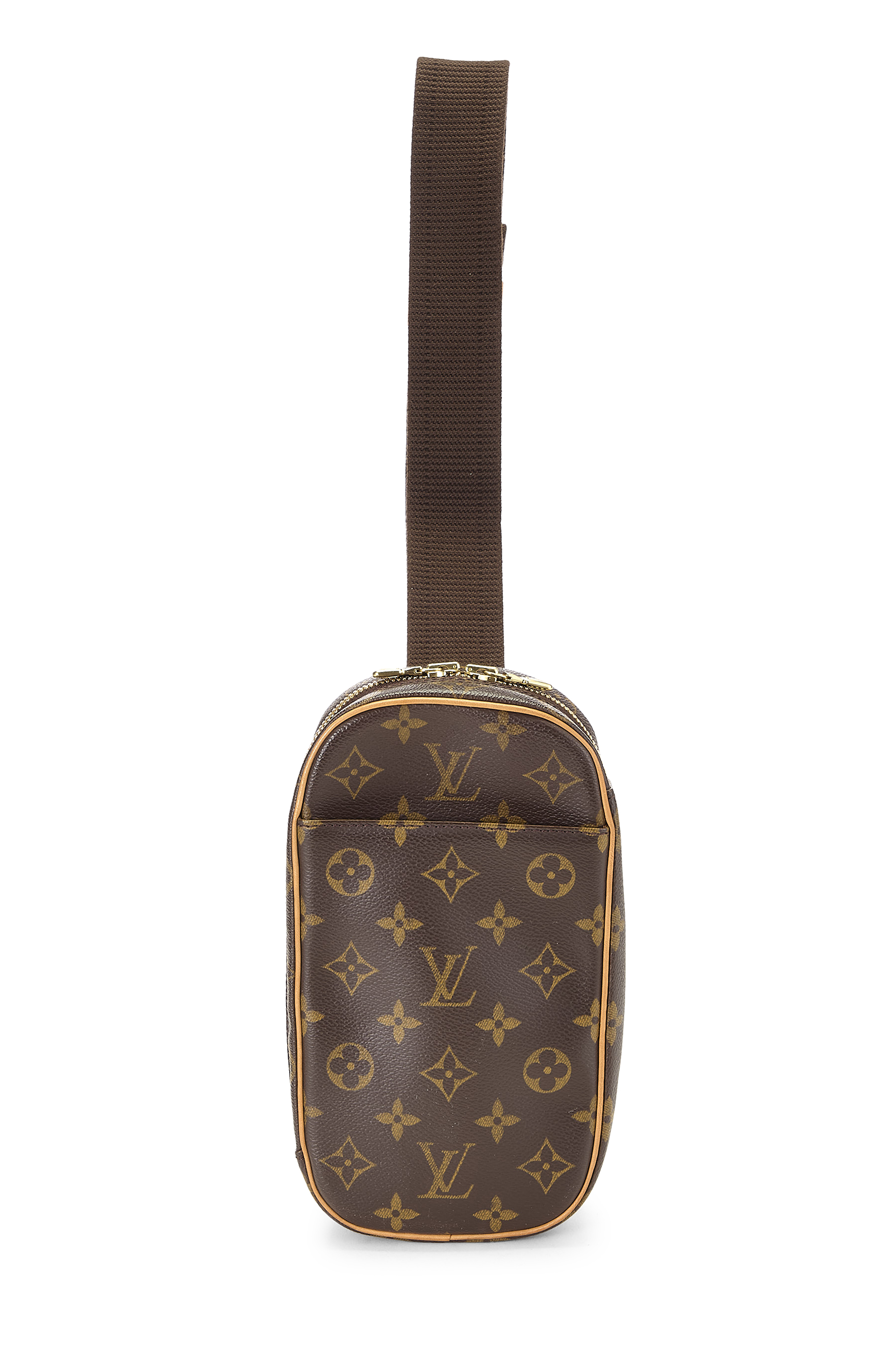 Women's Louis Vuitton Monogram Canvas Pochette Gange in Brown