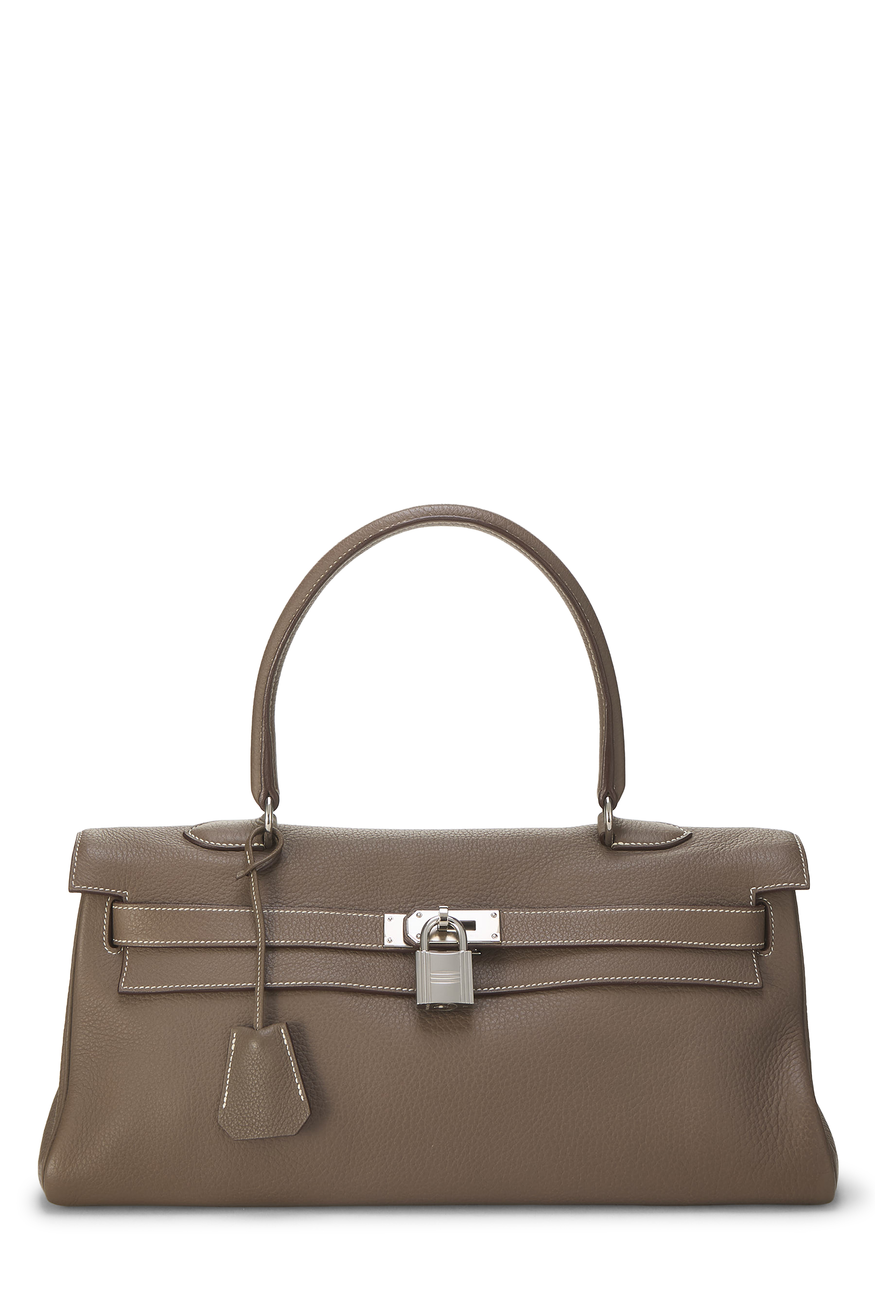 Women's Hermès Etoupe Clemence JPG Kelly 42 in Etoupe