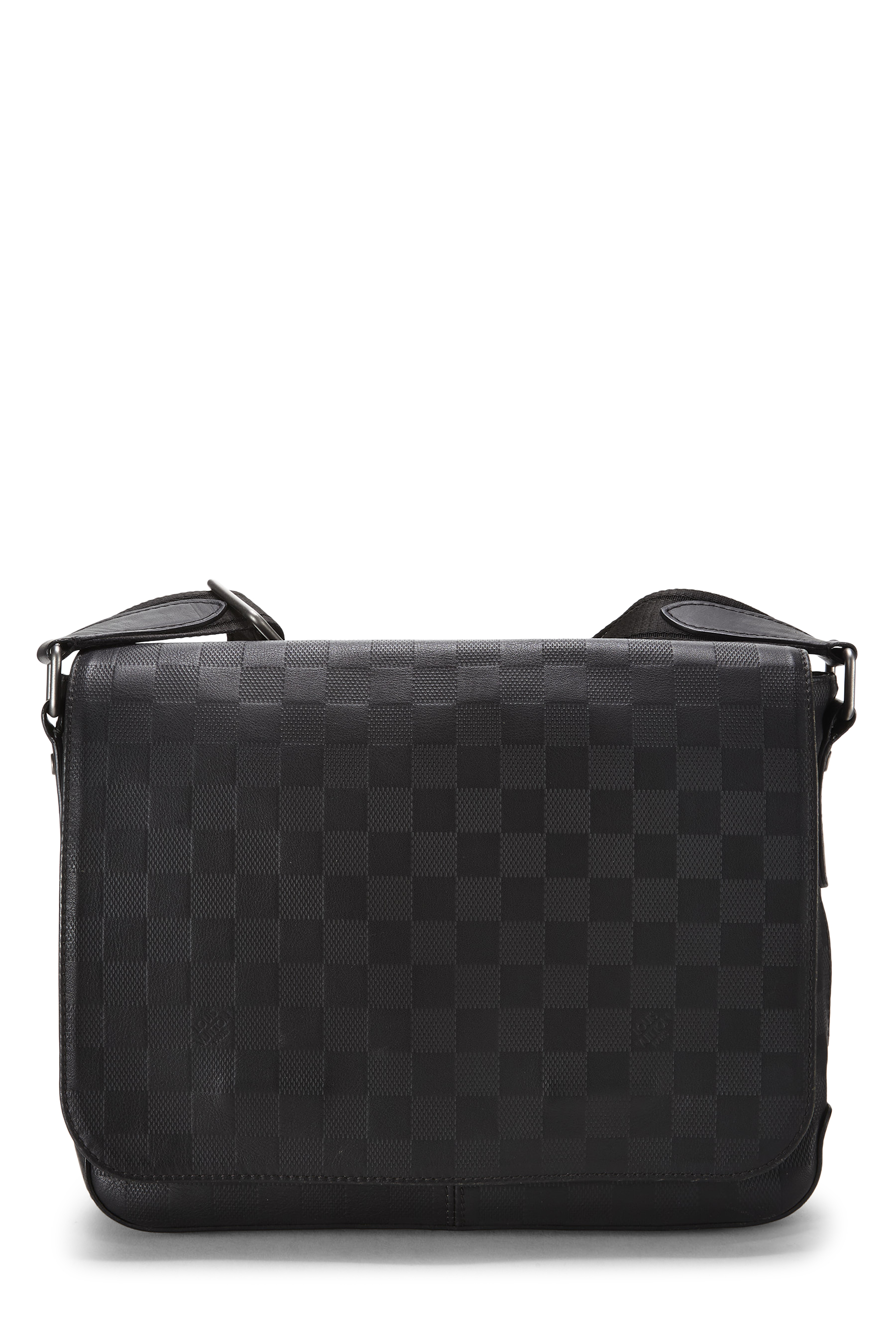 Women's Louis Vuitton Black Damier Infini District PM in Black PM