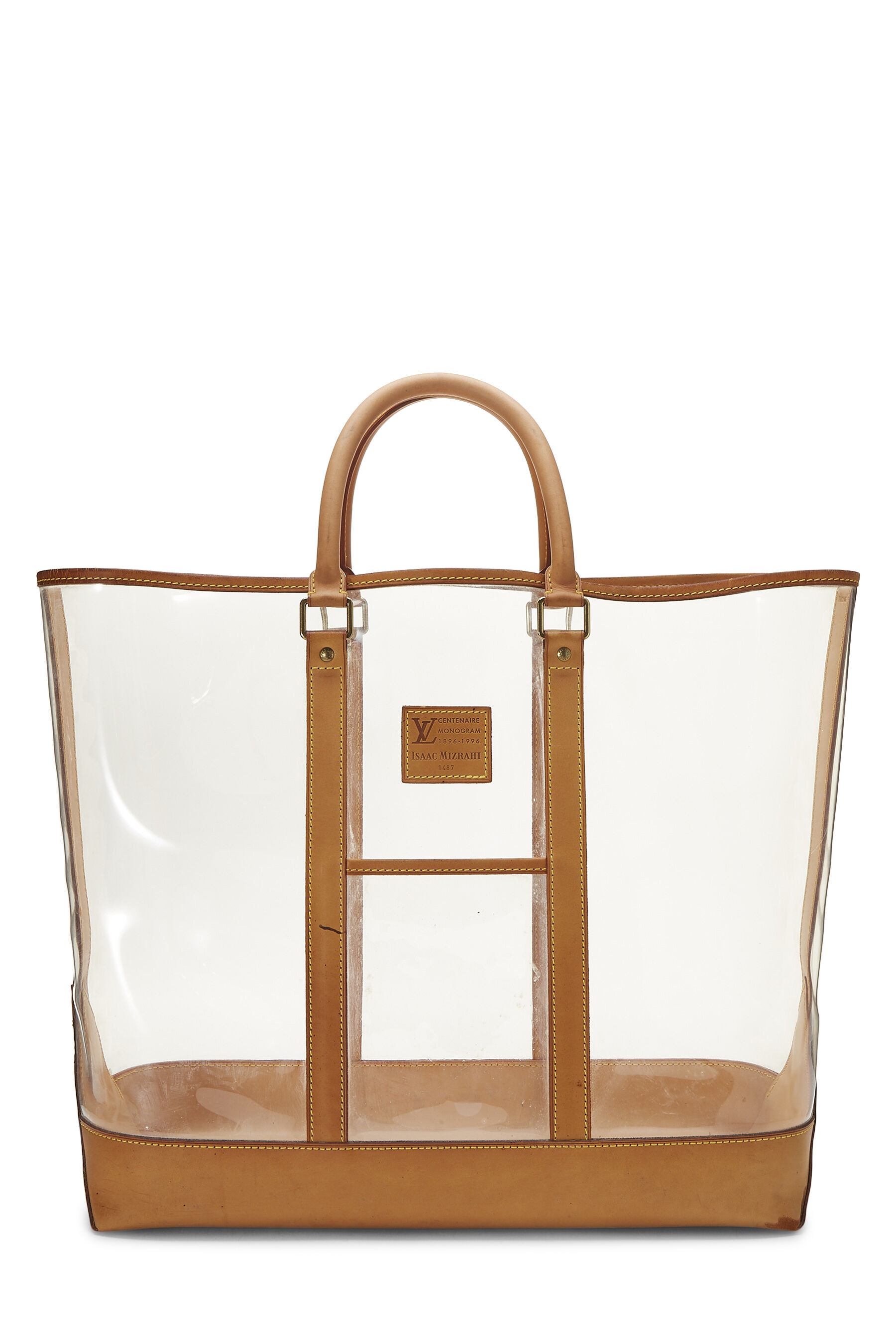 Women's Louis Vuitton Isaac Mizrahi x Louis Vuitton Clear Vinyl Sac Weekender in Clear