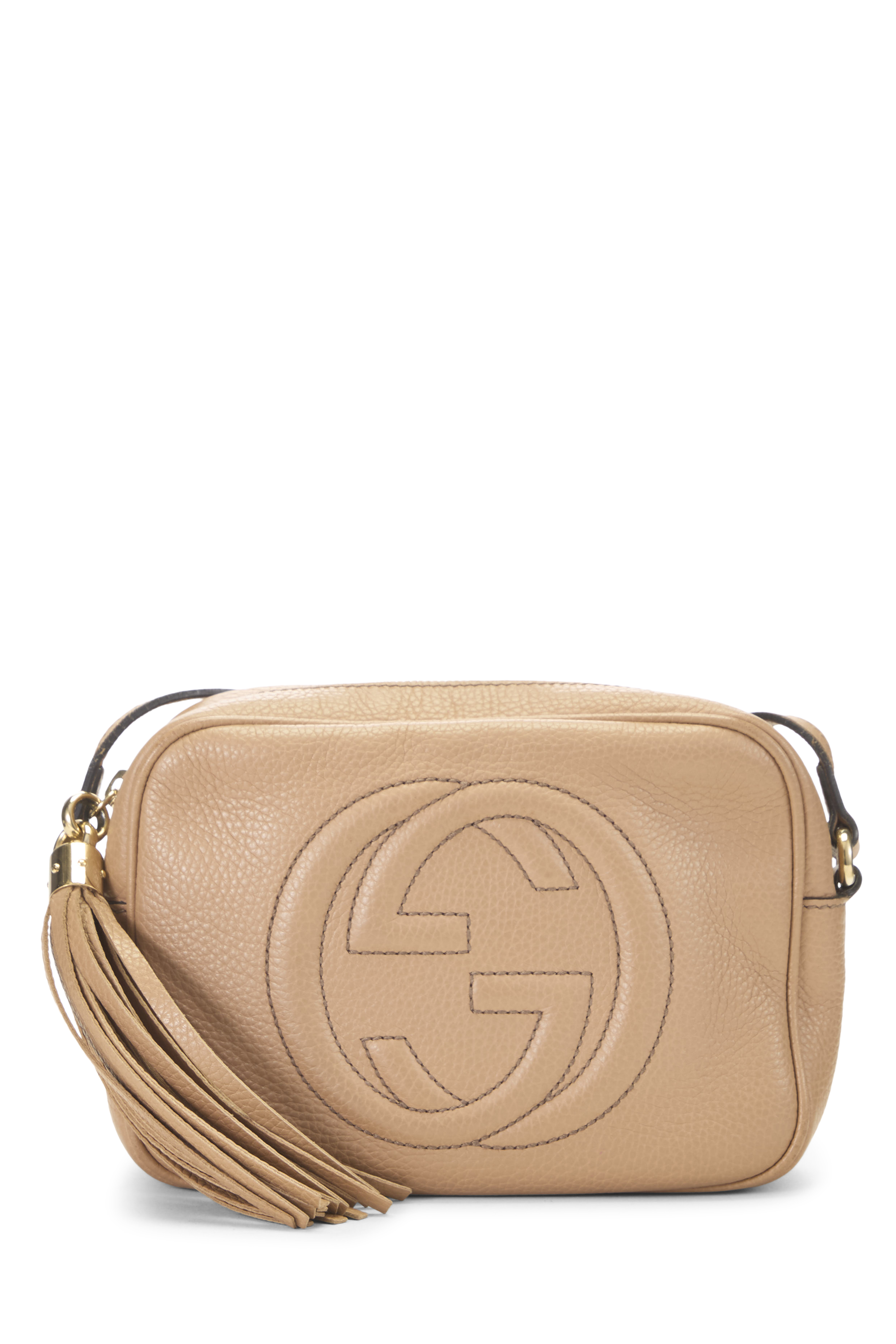 Women's Gucci Beige Leather Soho Disco in Beige