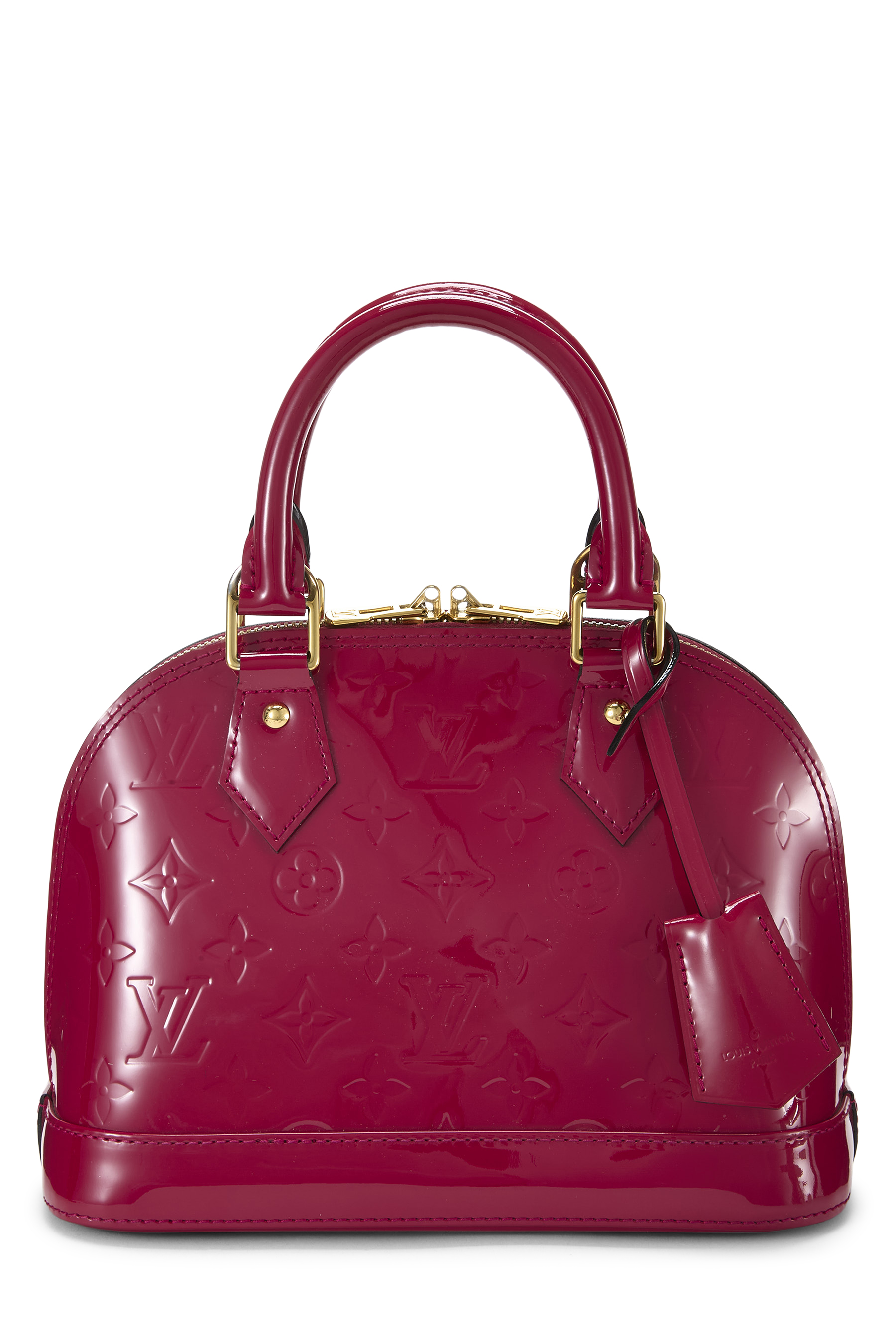 Women's Louis Vuitton Indian Rose Monogram Vernis Alma BB in Pink BB