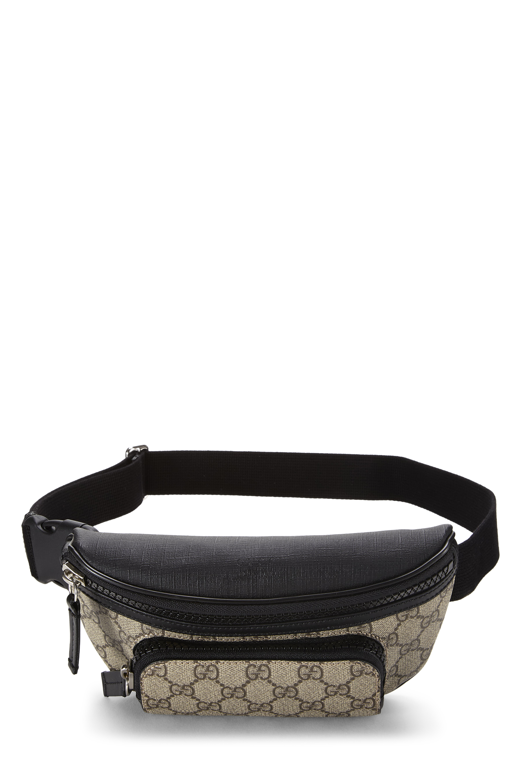 Women's Gucci Black GG Supreme Canvas Eden Belt Bag in Black