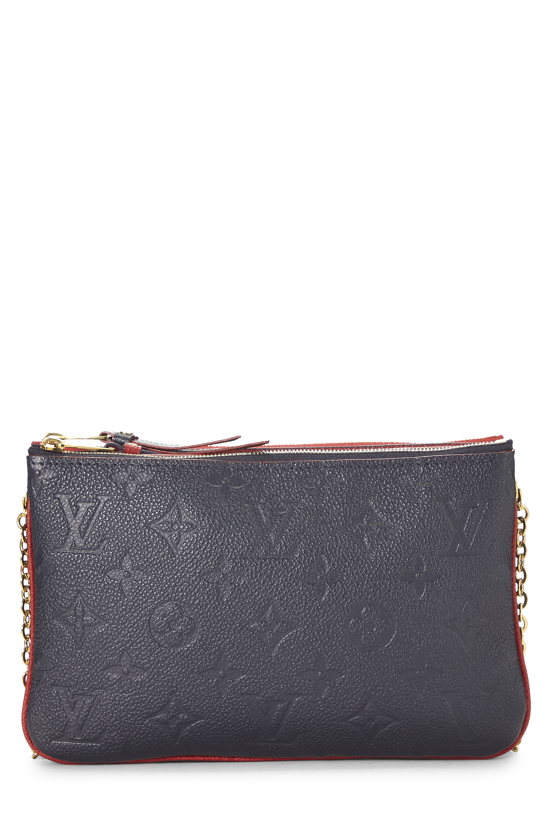Women's Louis Vuitton Multicolor Empreinte Double Zip Pochette in Multi