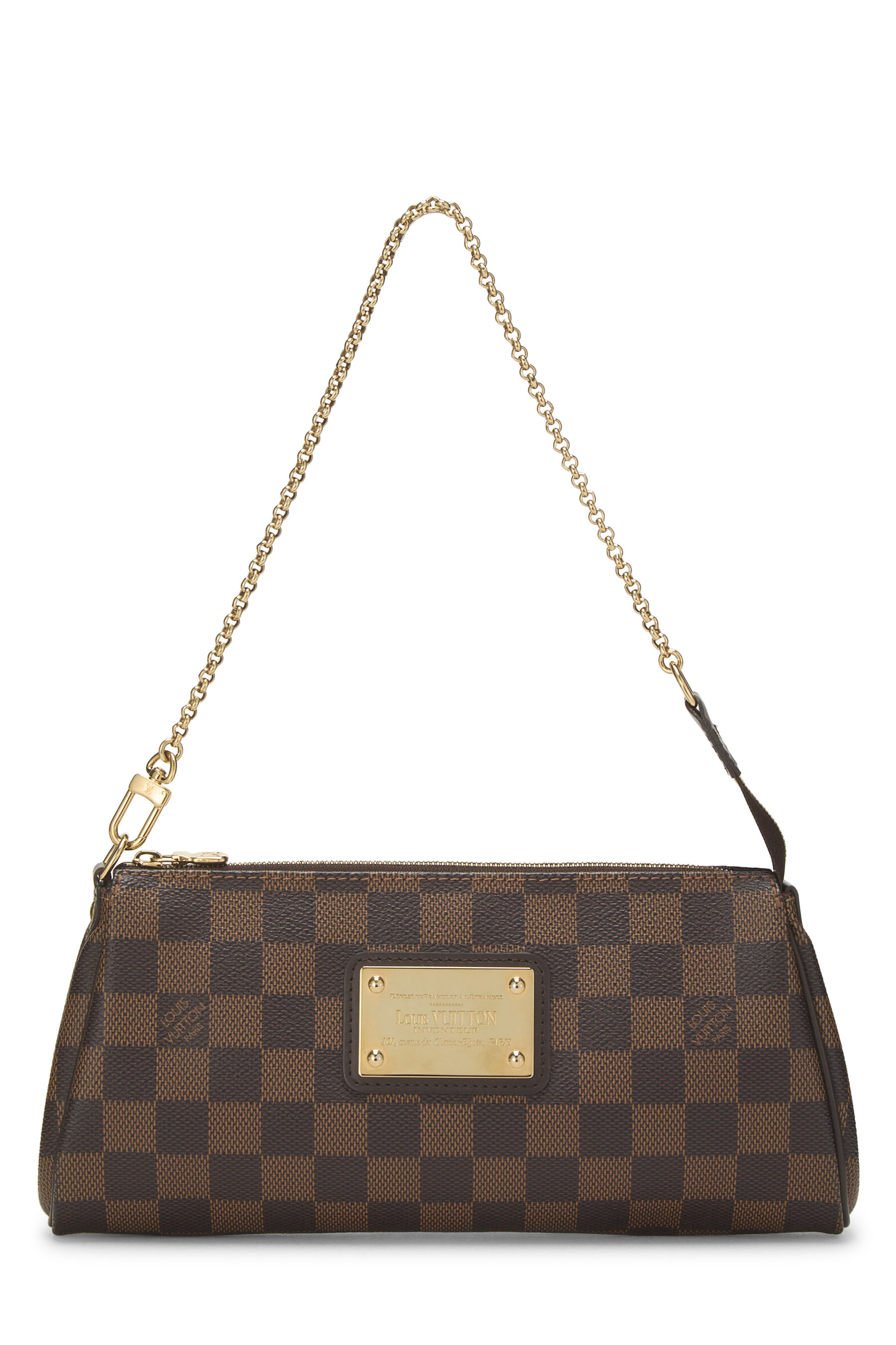 Women's Louis Vuitton Damier Ebene Eva in Brown