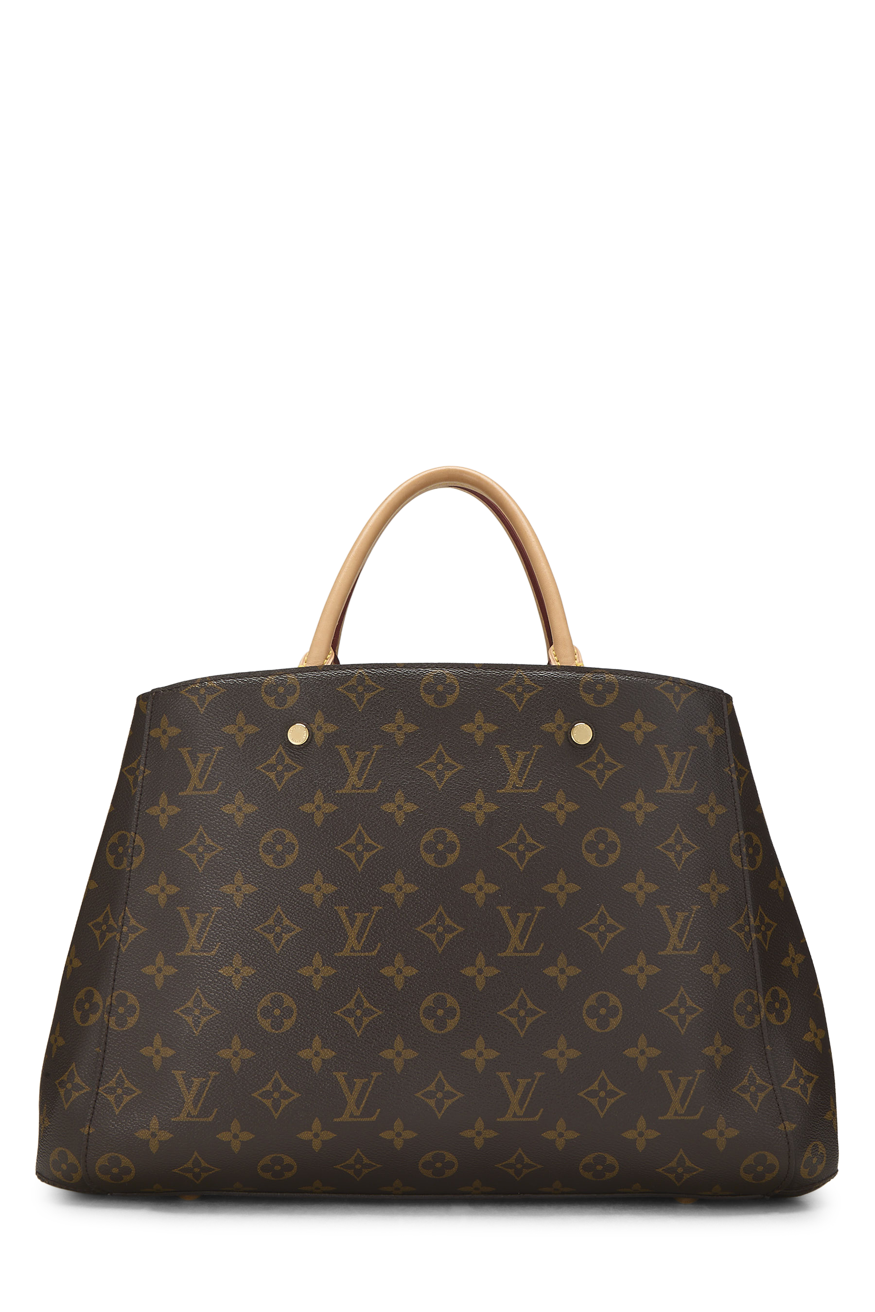 Women's Louis Vuitton Monogram Canvas Montaigne GM in Brown GM