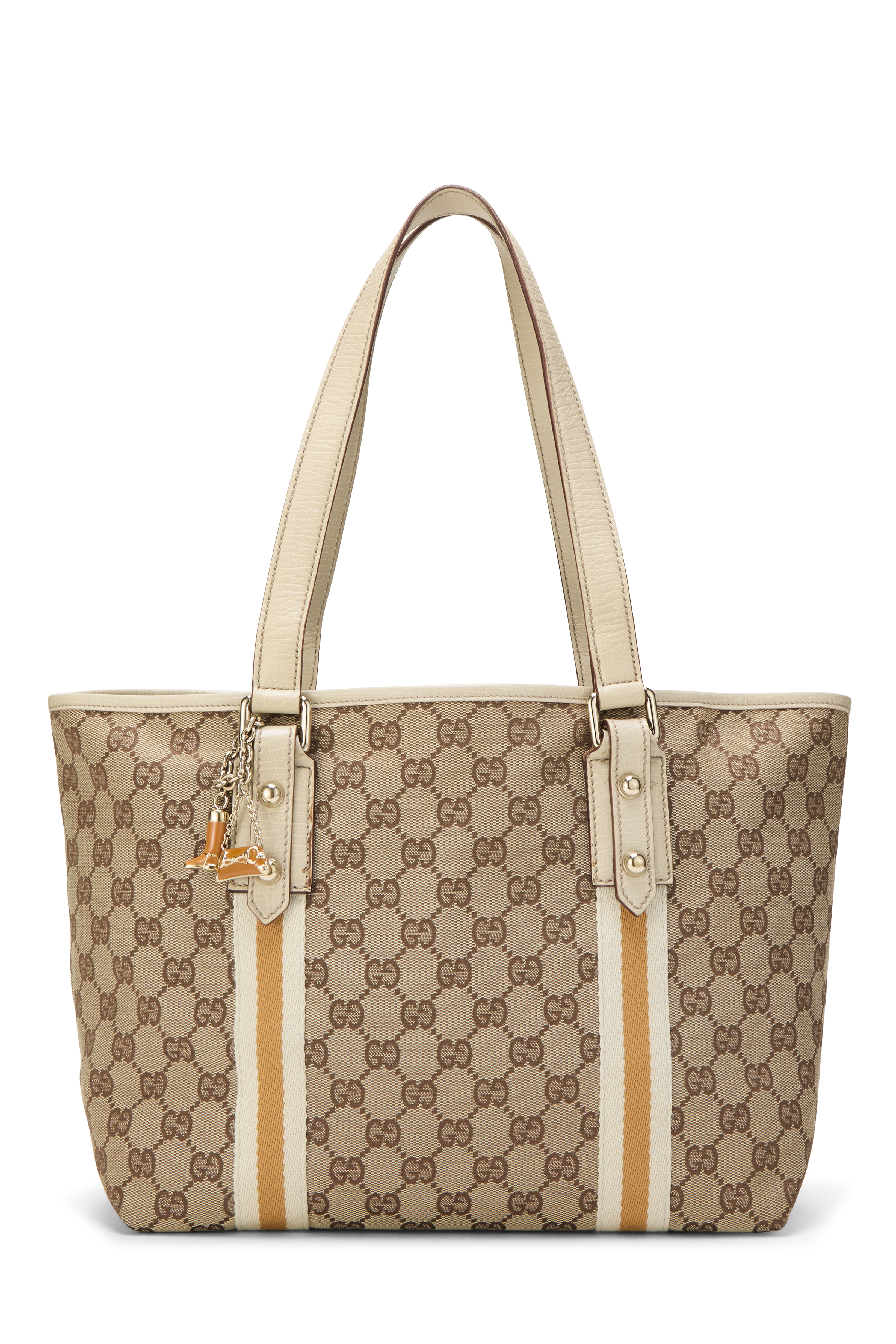 Women's Gucci White Original GG Canvas Jolicoeur Tote in White