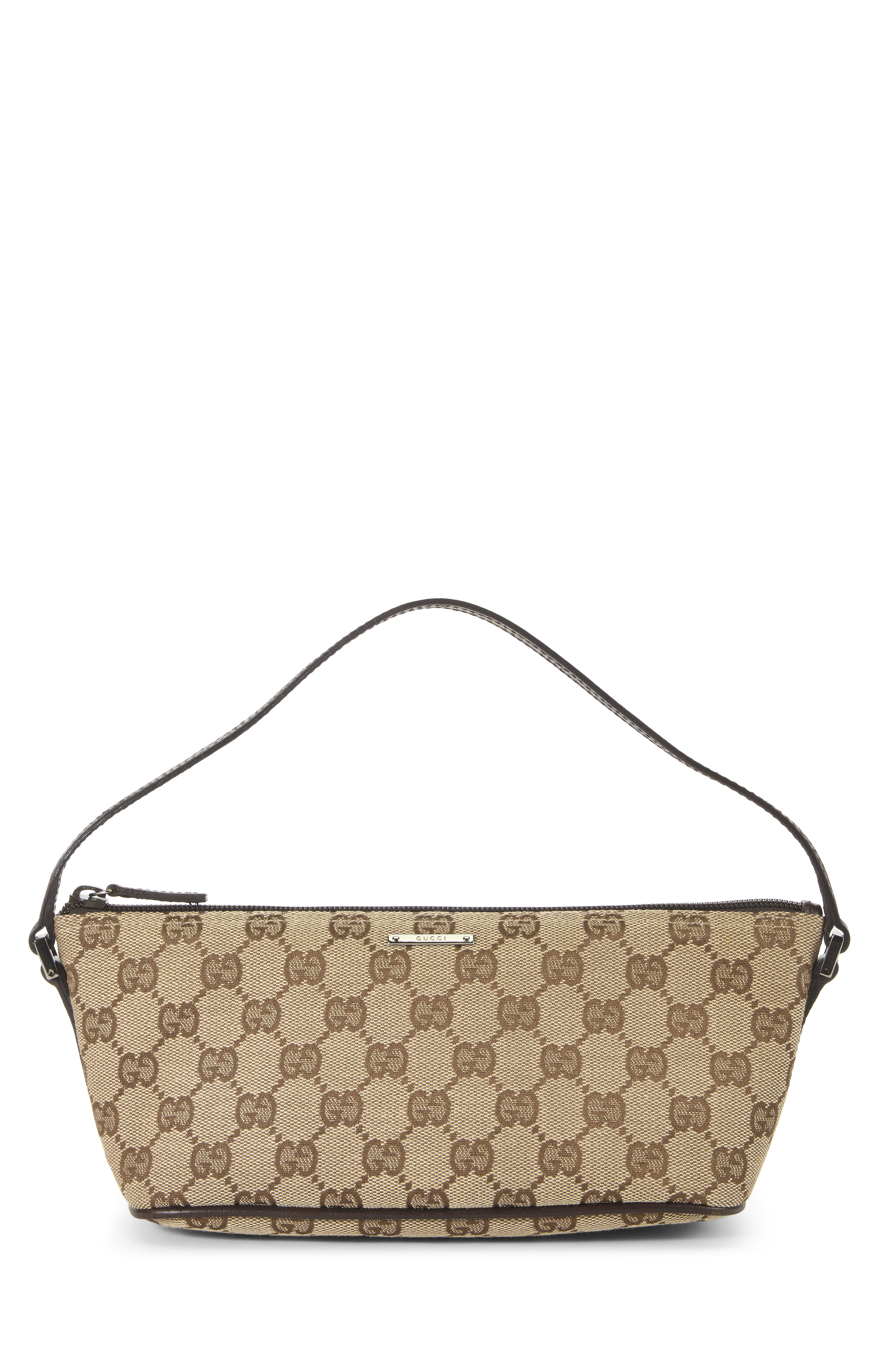 Women's Gucci Brown Original GG Canvas Boat Pochette in Brown