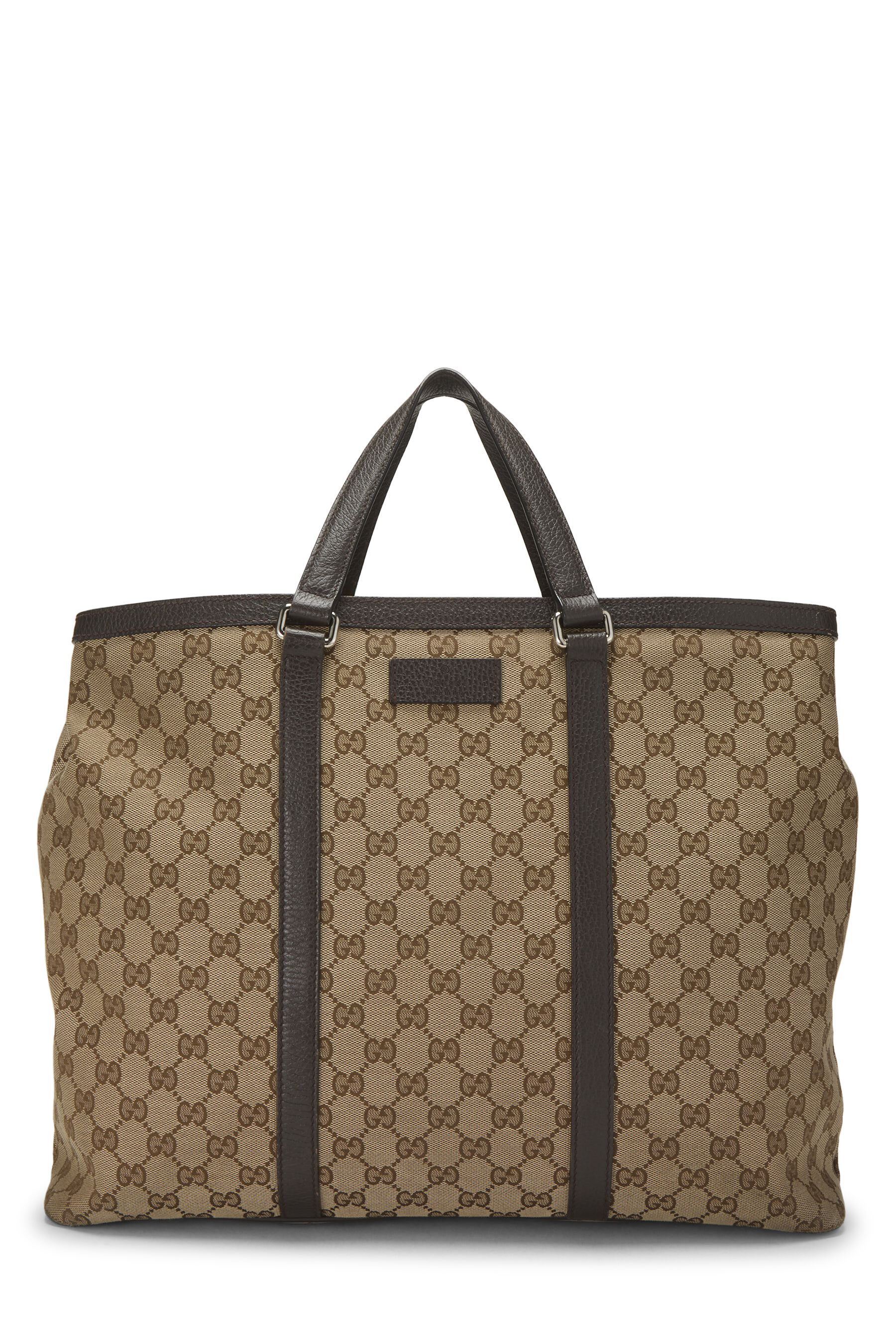 Women's Gucci Original GG Canvas Joy Tote Large in Brown Large