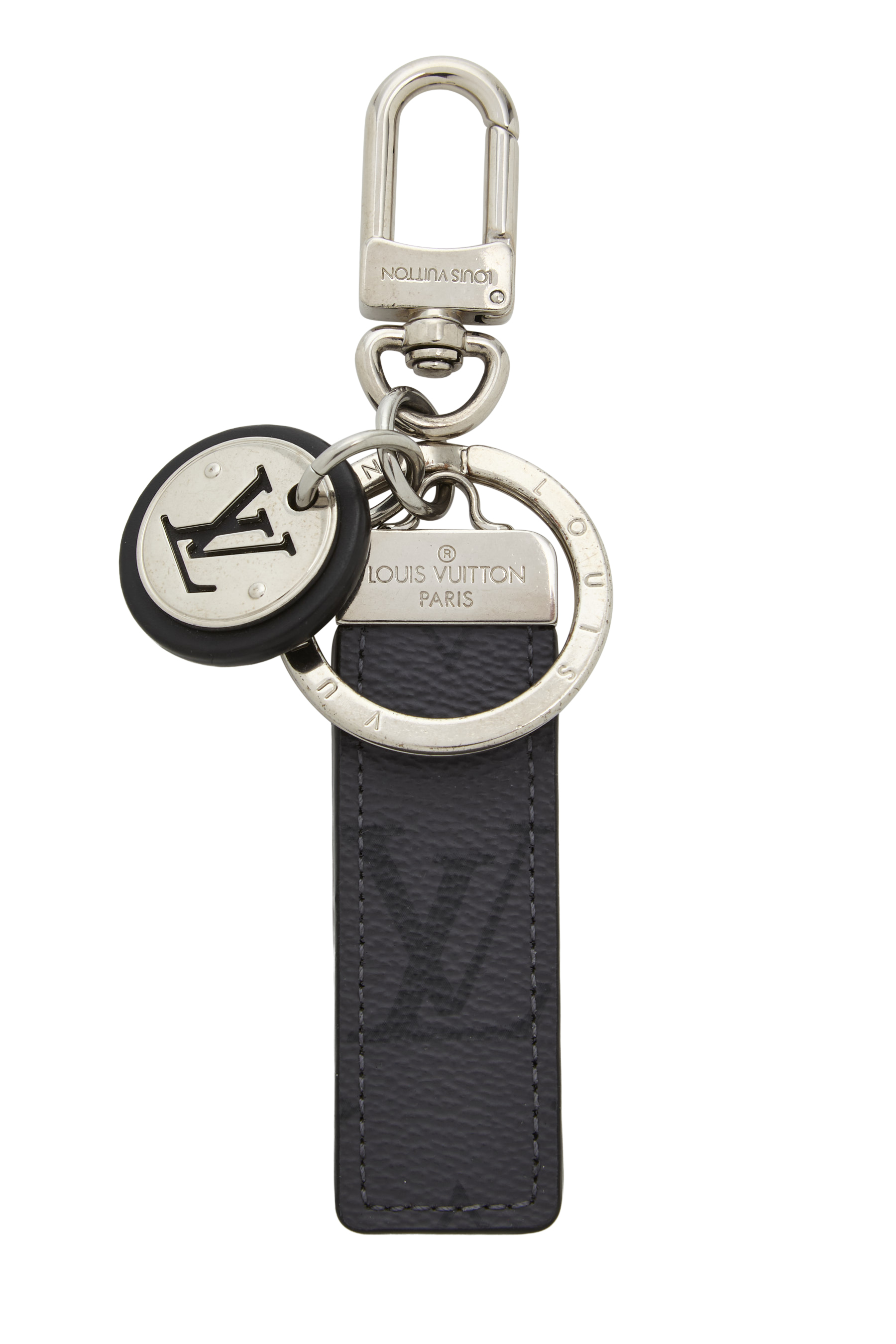 Women's Louis Vuitton Black Monogram Eclipse Neo LV Club Bag Charm in Black