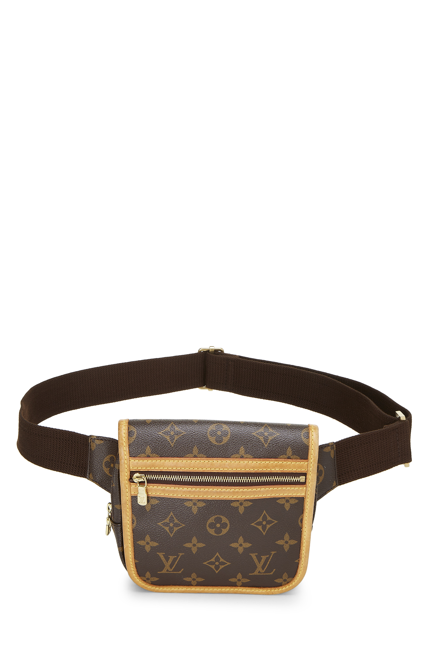 Women's Louis Vuitton Monogram Canvas Bosphore Belt Bag in Brown